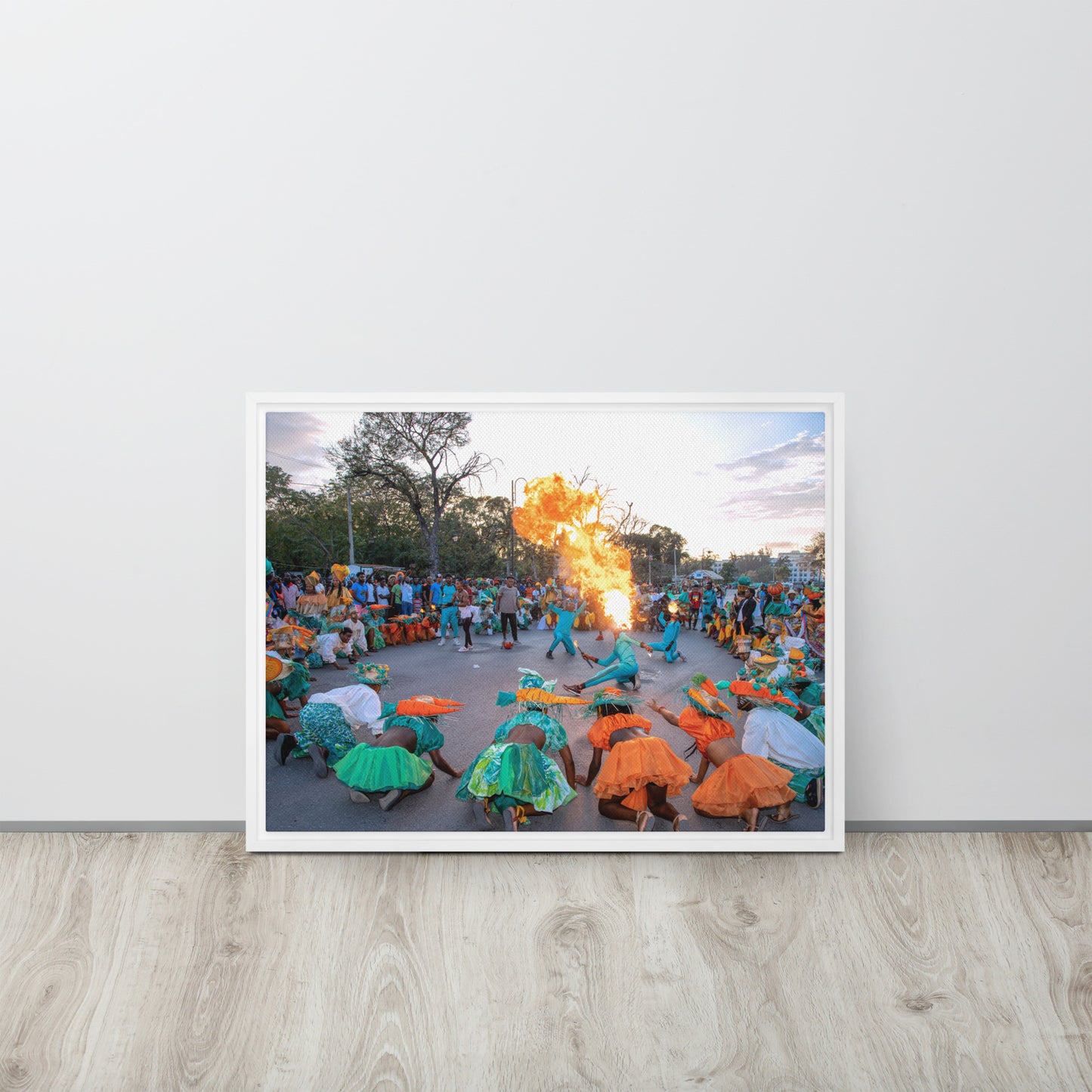 Framed canvas ( Haitian Carnival )