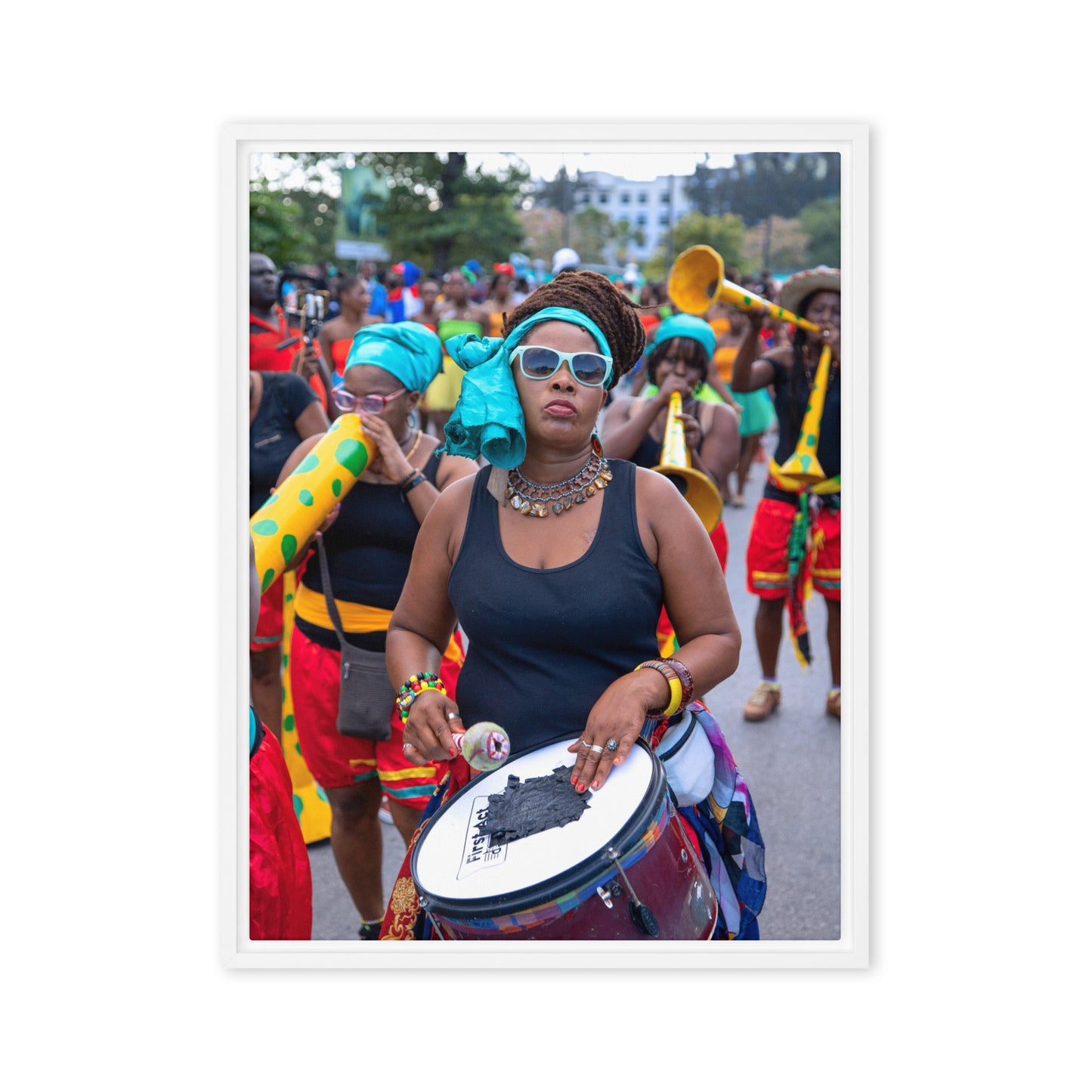 Framed canvas ( Haitian Carnival )