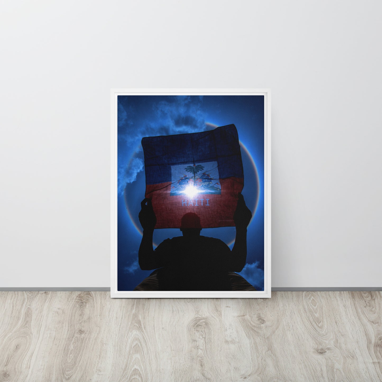 Framed canvas ( Luminous halo )