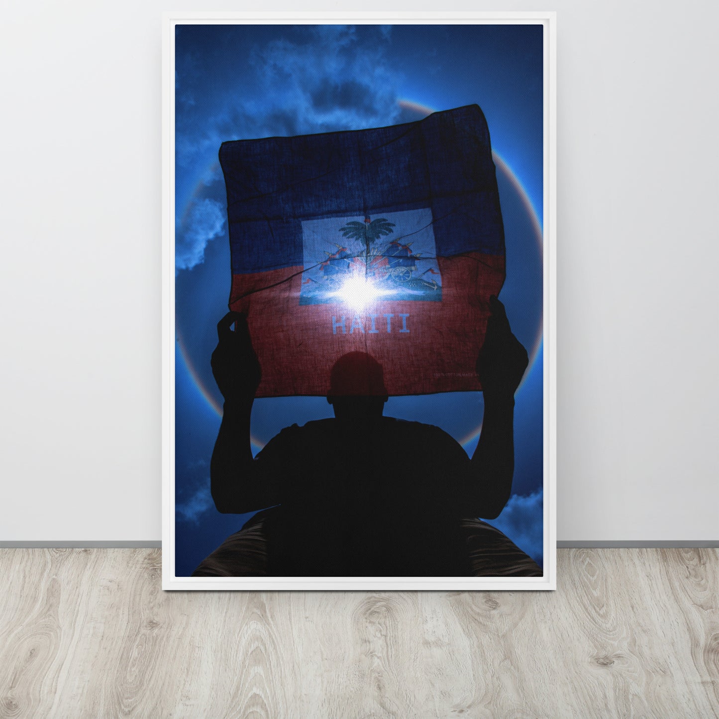 Framed canvas ( Luminous halo )