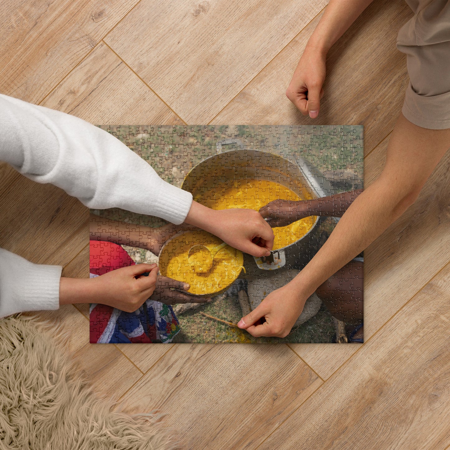 Puzzle Pumpkin soup ( Soup Joumou )