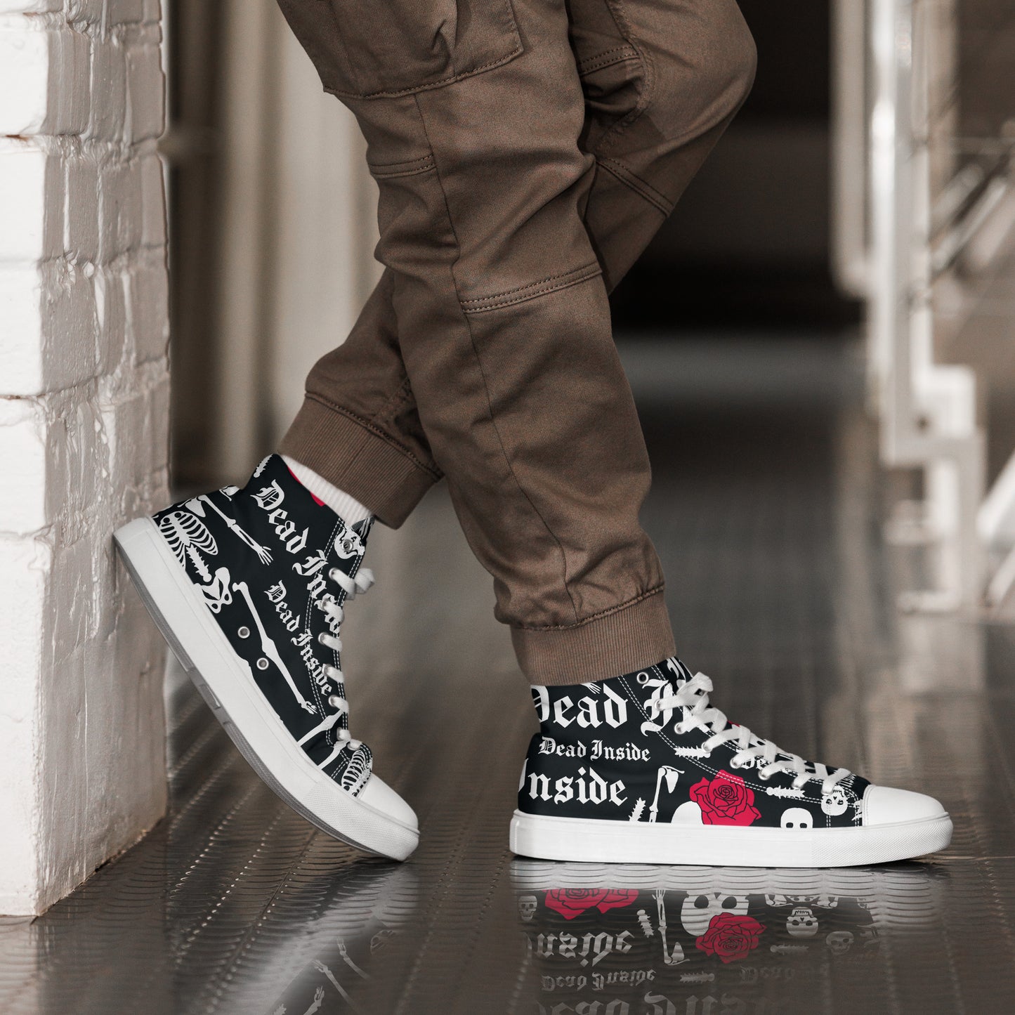 Men’s high top canvas shoes ( Nèg Mawon )