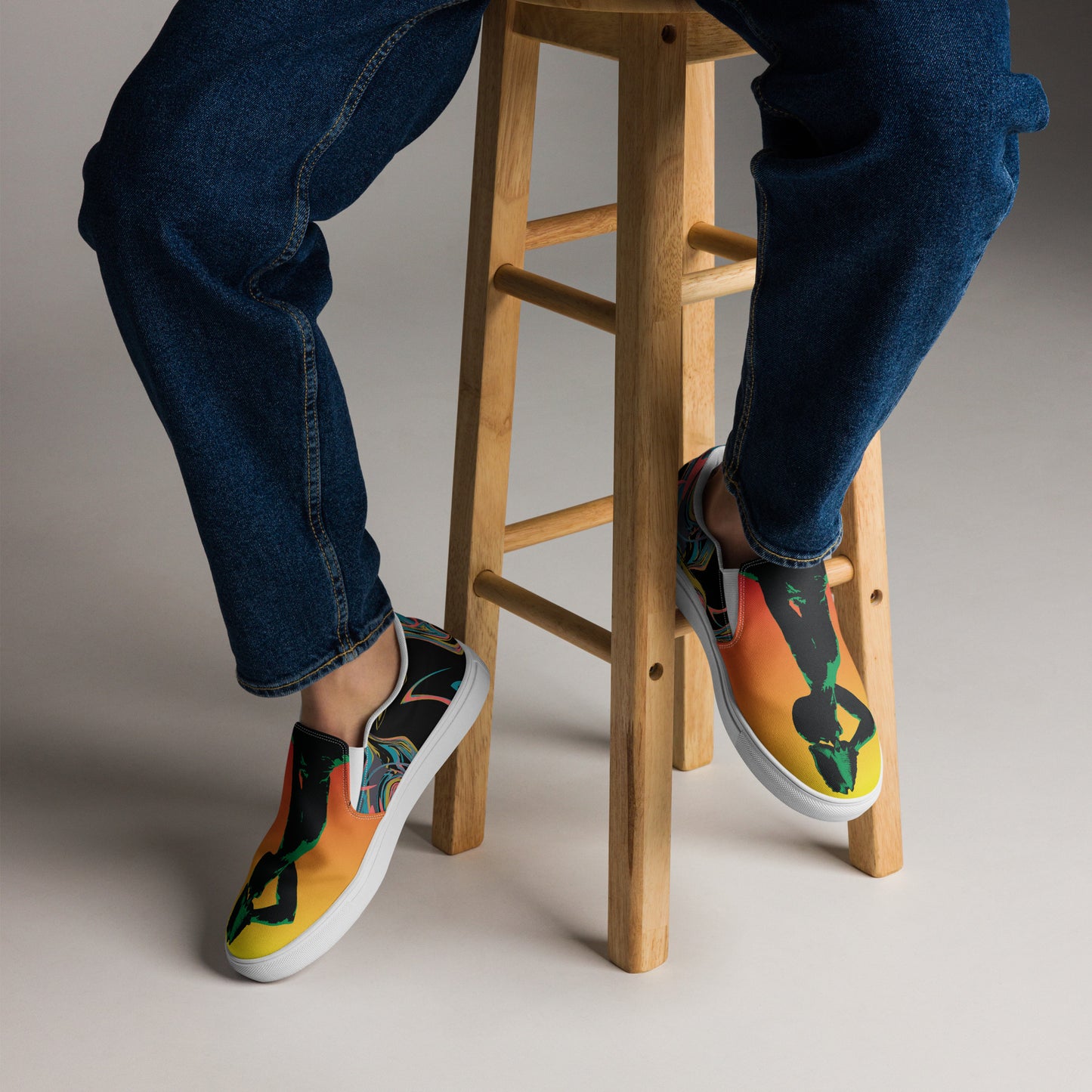 Men’s slip-on canvas shoes ( Nèg Mawon )