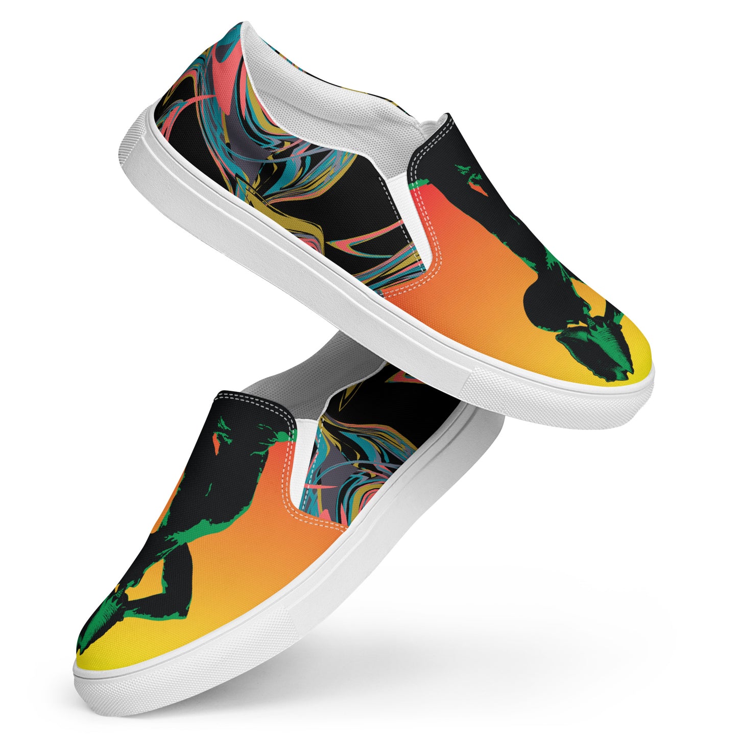 Men’s slip-on canvas shoes ( Nèg Mawon )
