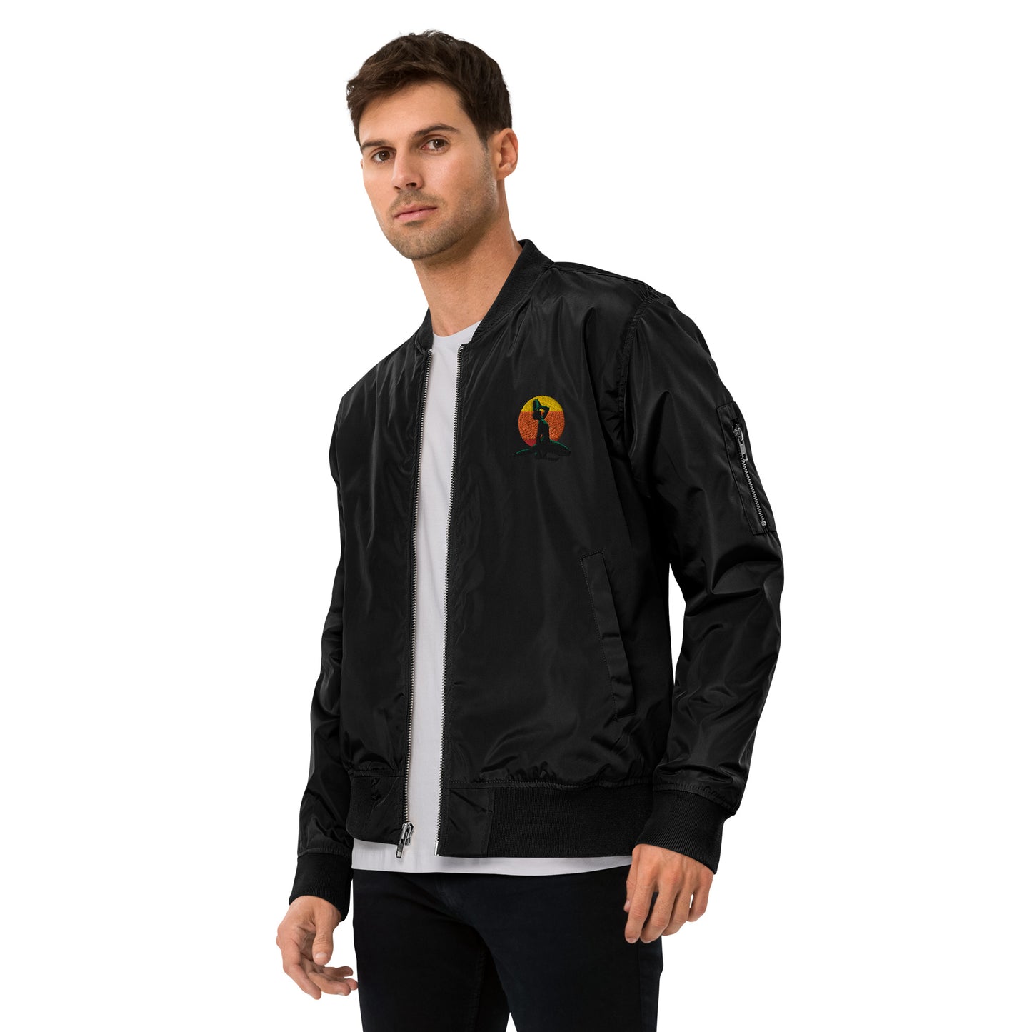 jacket-unisexe jacket- nèg mawon
