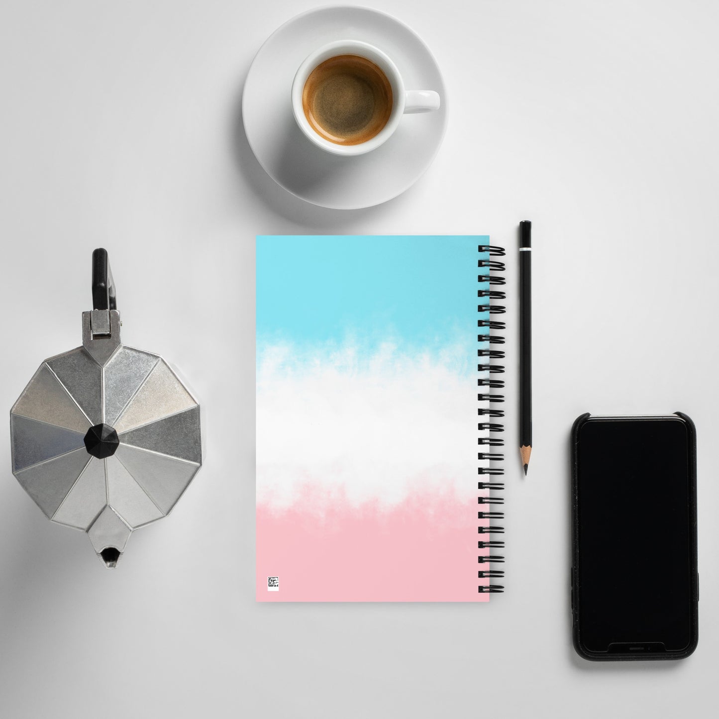 Spiral notebook ( Haitian emblem )
