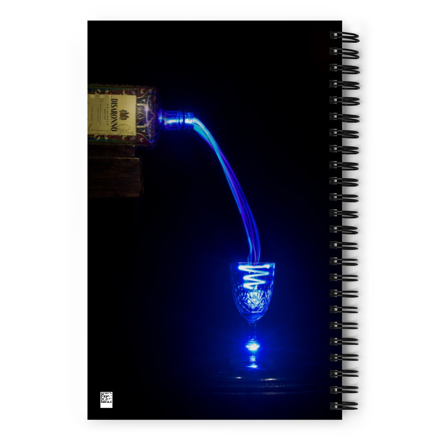 Spiral notebook ( Light painting )