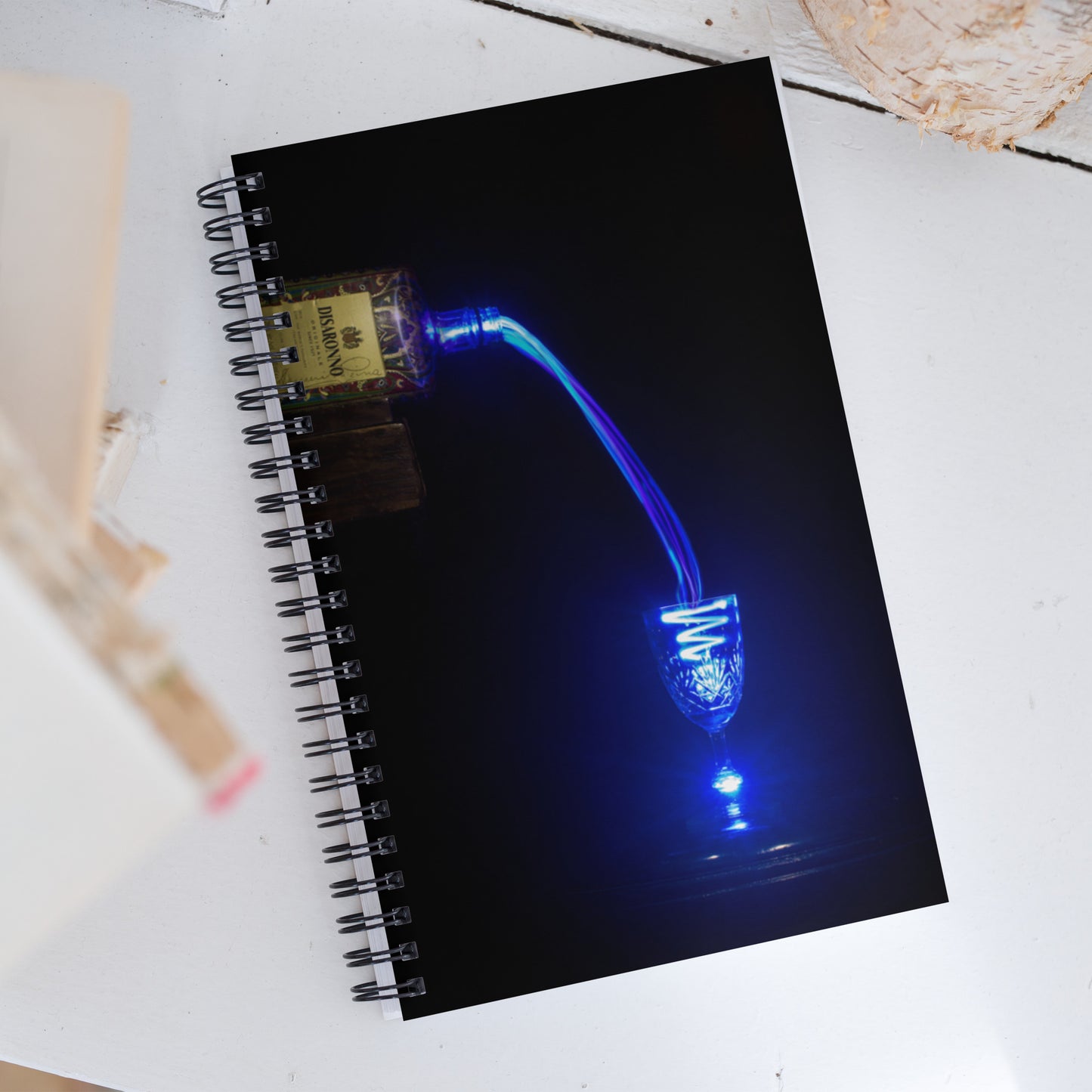 Spiral notebook ( Light painting )