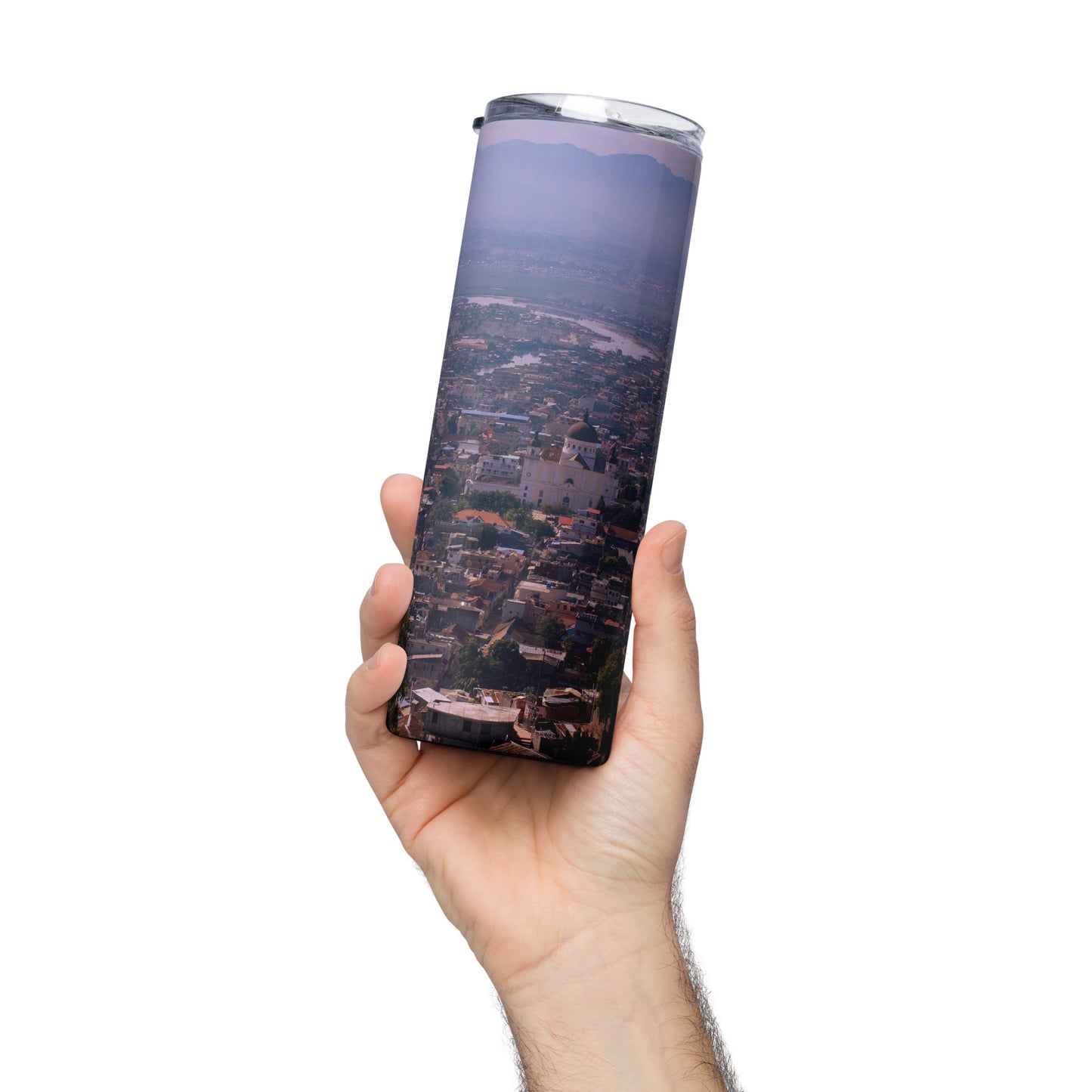 Stainless steel tumbler ( Cap-Haïtien, Haïti )