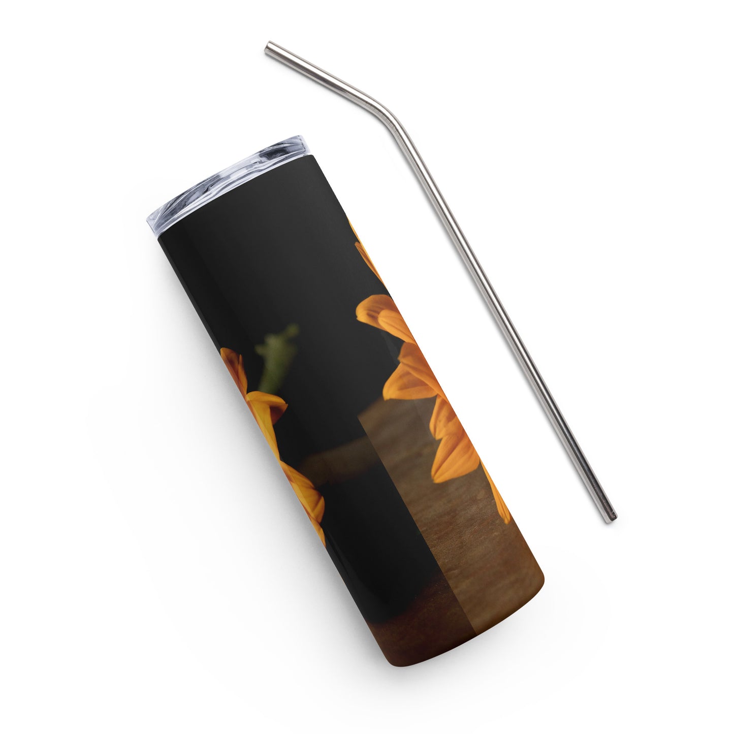 Stainless steel tumbler ( Sunflower )