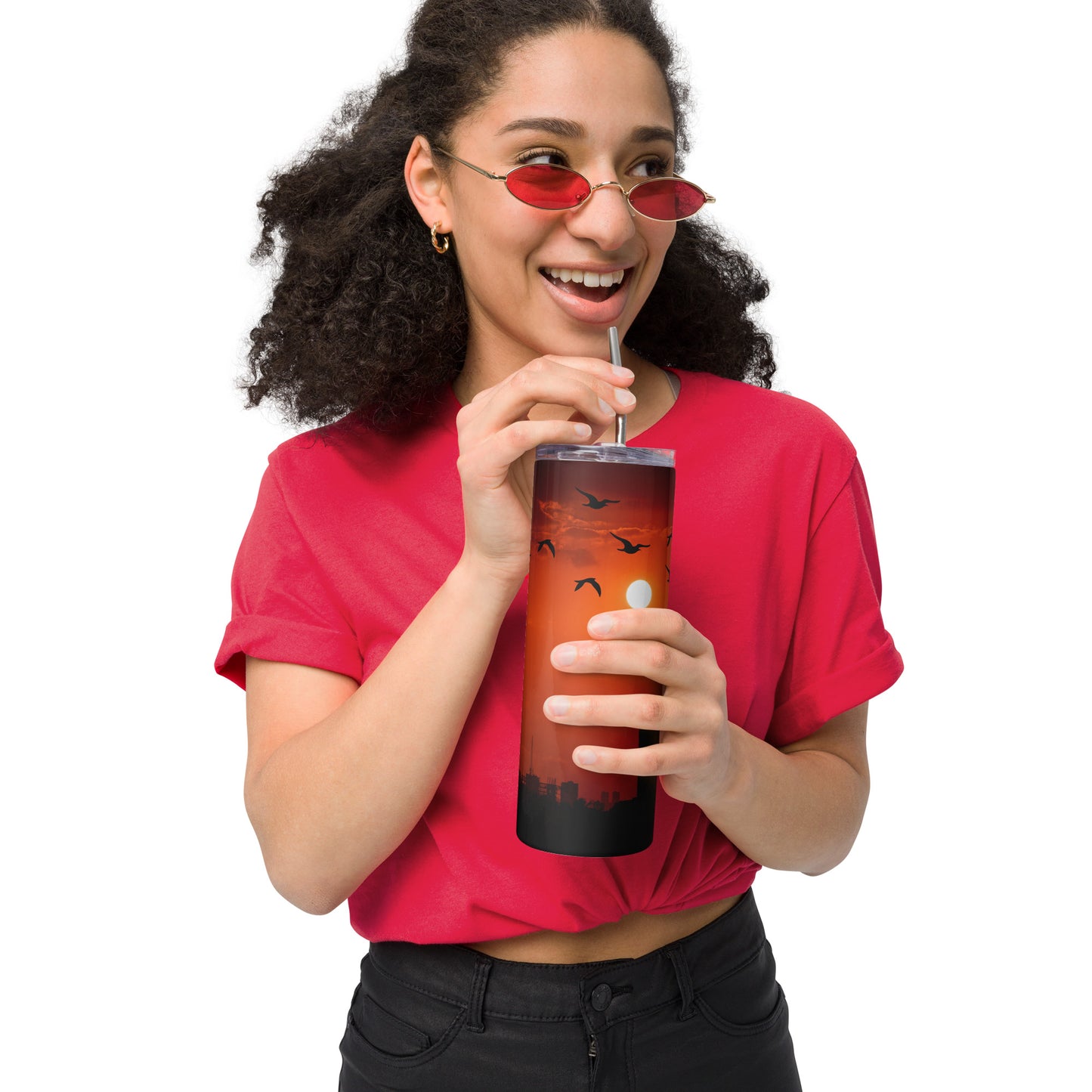 Stainless steel tumbler ( The Sunset Collection )