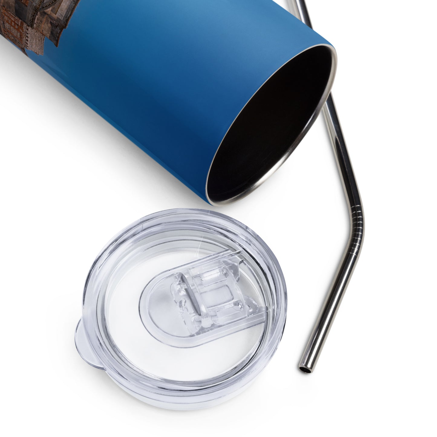Stainless steel tumbler ( Palais Sans Souci, Haïti )