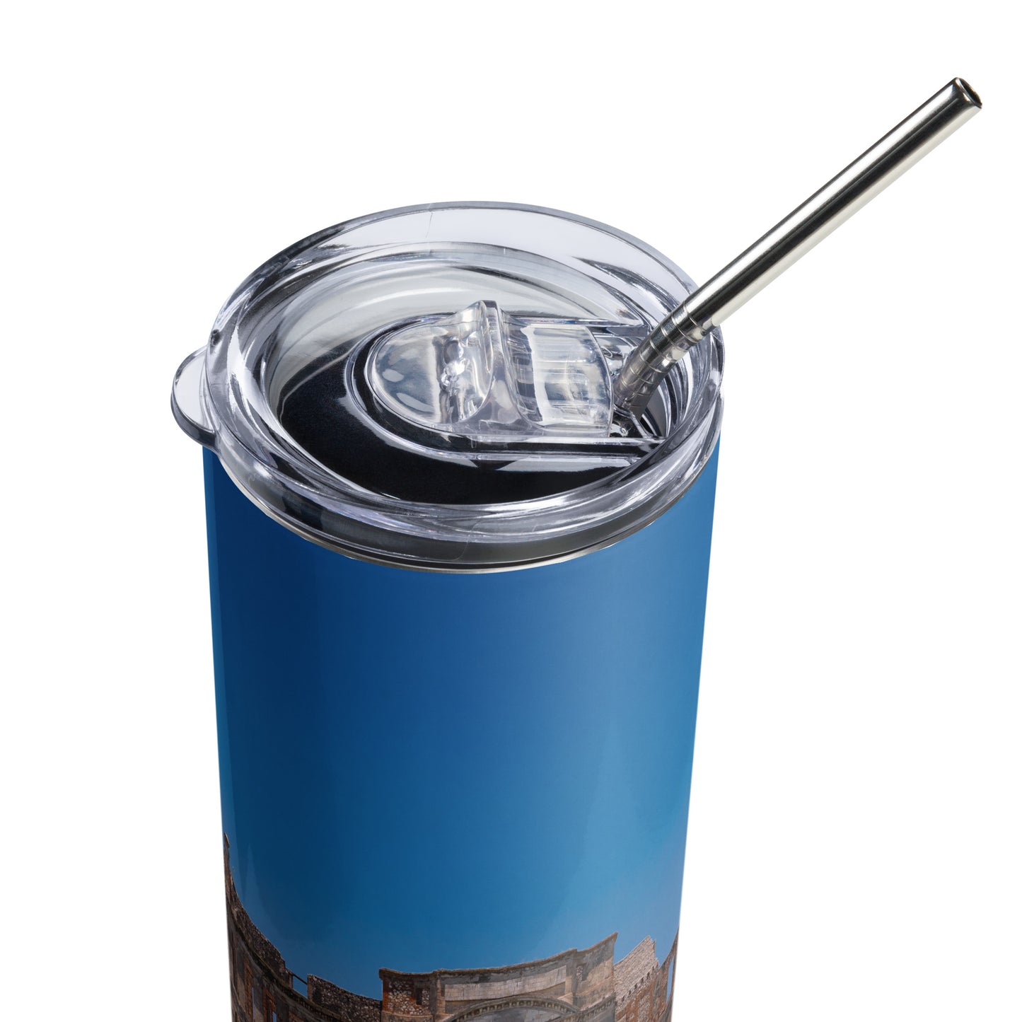 Stainless steel tumbler ( Palais Sans Souci, Haïti )