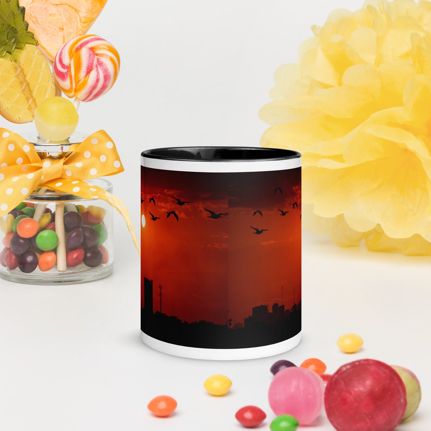 Mug with Color Inside ( Sunset )