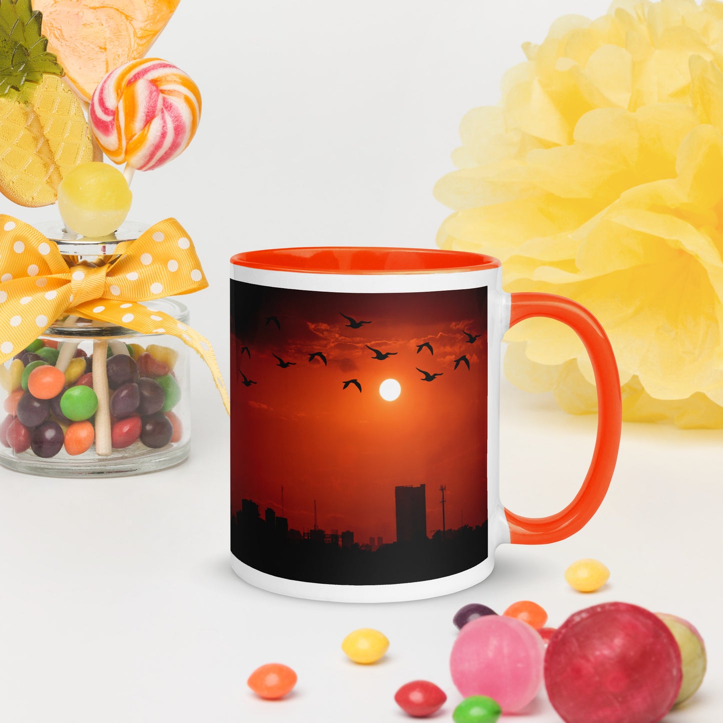 Mug with Color Inside ( Sunset )