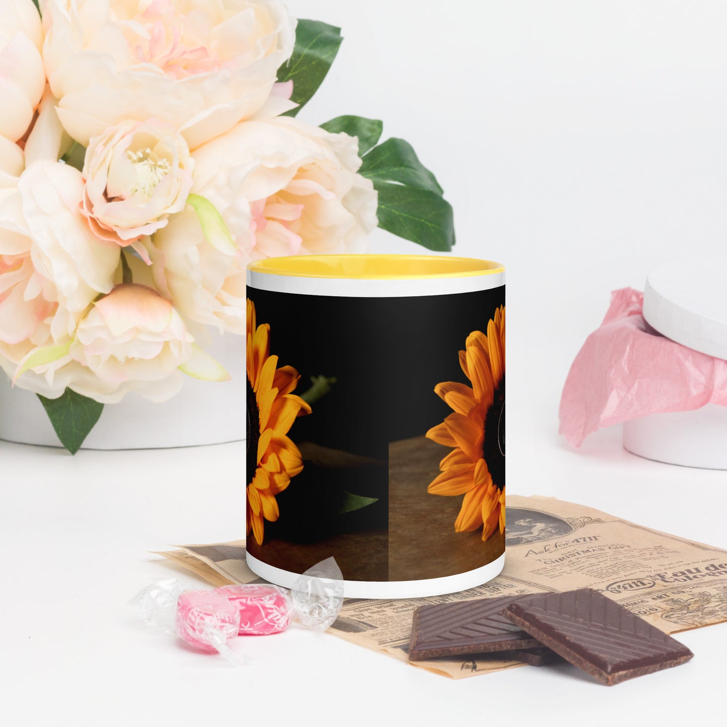 Mug with Color Inside ( The Sunflower Collection )