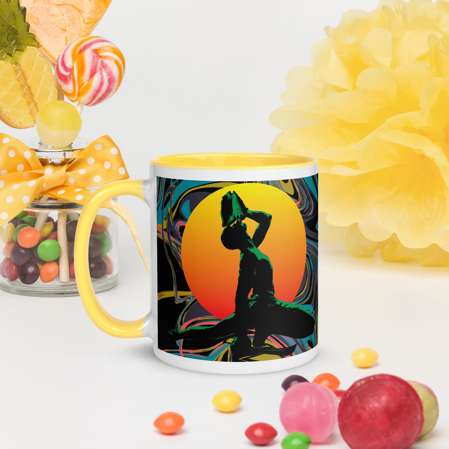 Mug with Color Inside ( Nèg Mawon )