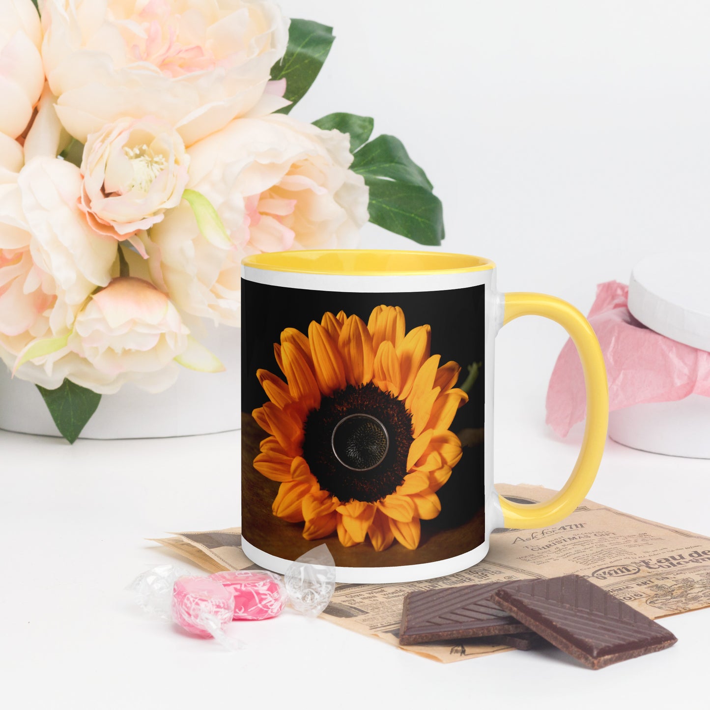 Mug with Color Inside ( The Sunflower Collection )