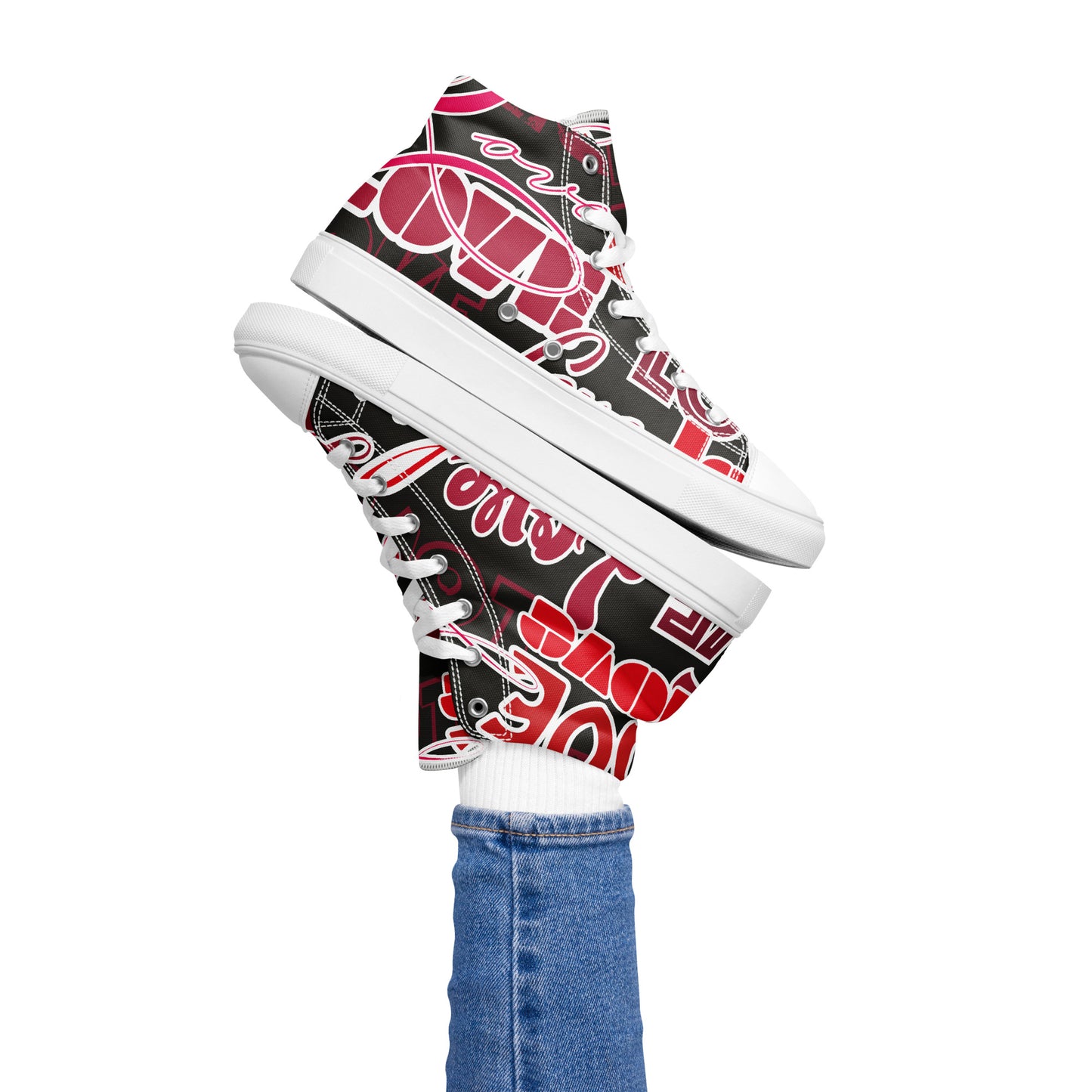 Women’s high top canvas shoes ( Nèg Mawon )