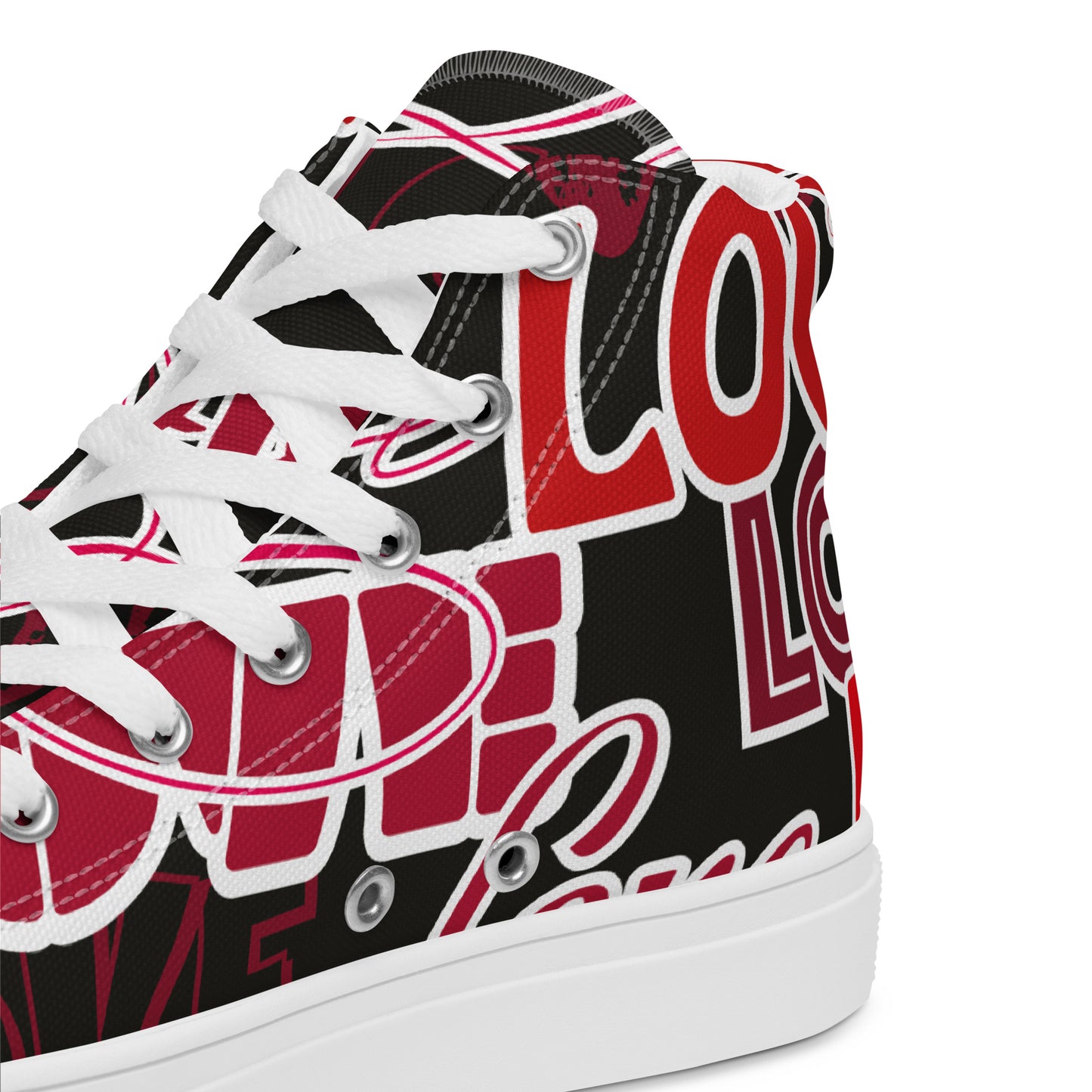 Women’s high top canvas shoes ( Nèg Mawon )