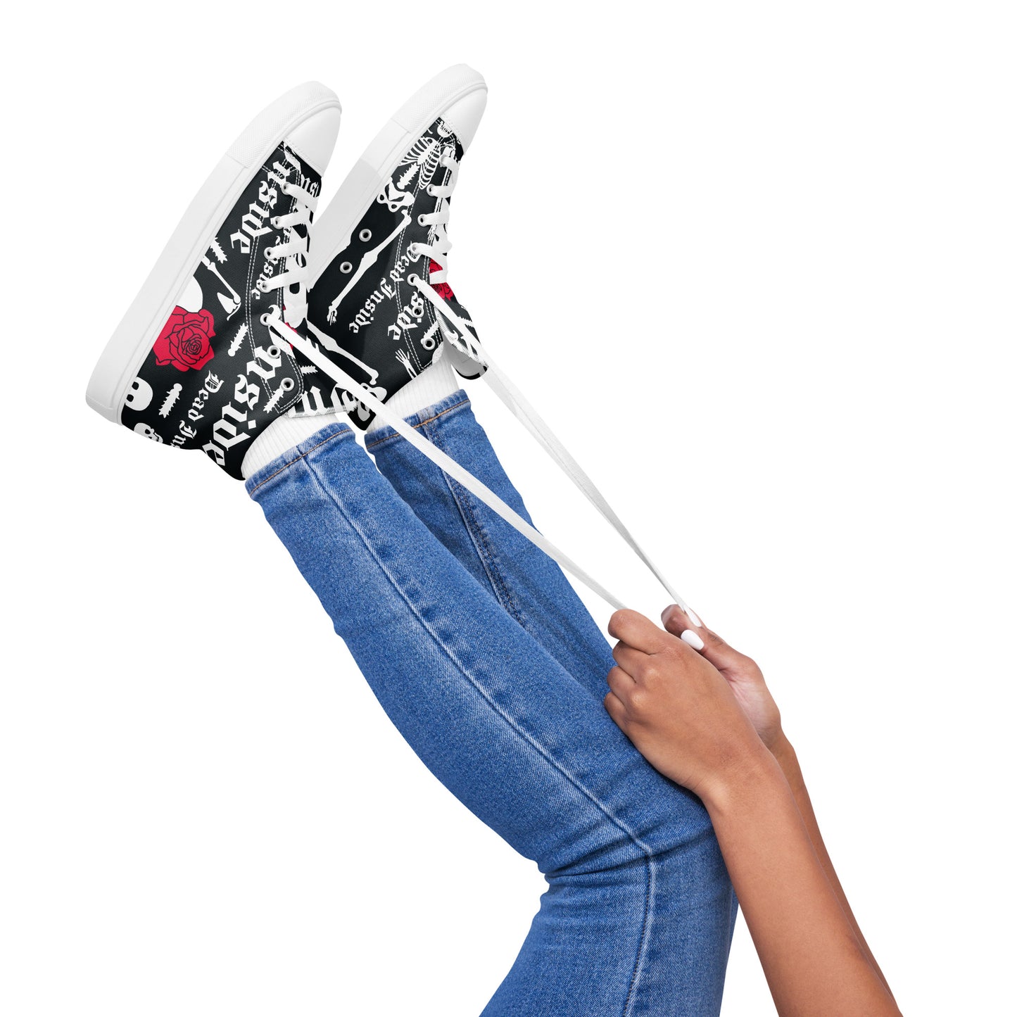 Women’s high top canvas shoes ( Nèg Mawon )