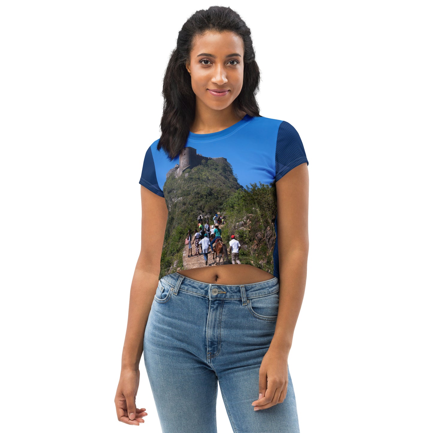 crop top- crop tee- Women's T-shirts-Citadelle La Ferrière-Haïti-théo gallery expo- théo photography )