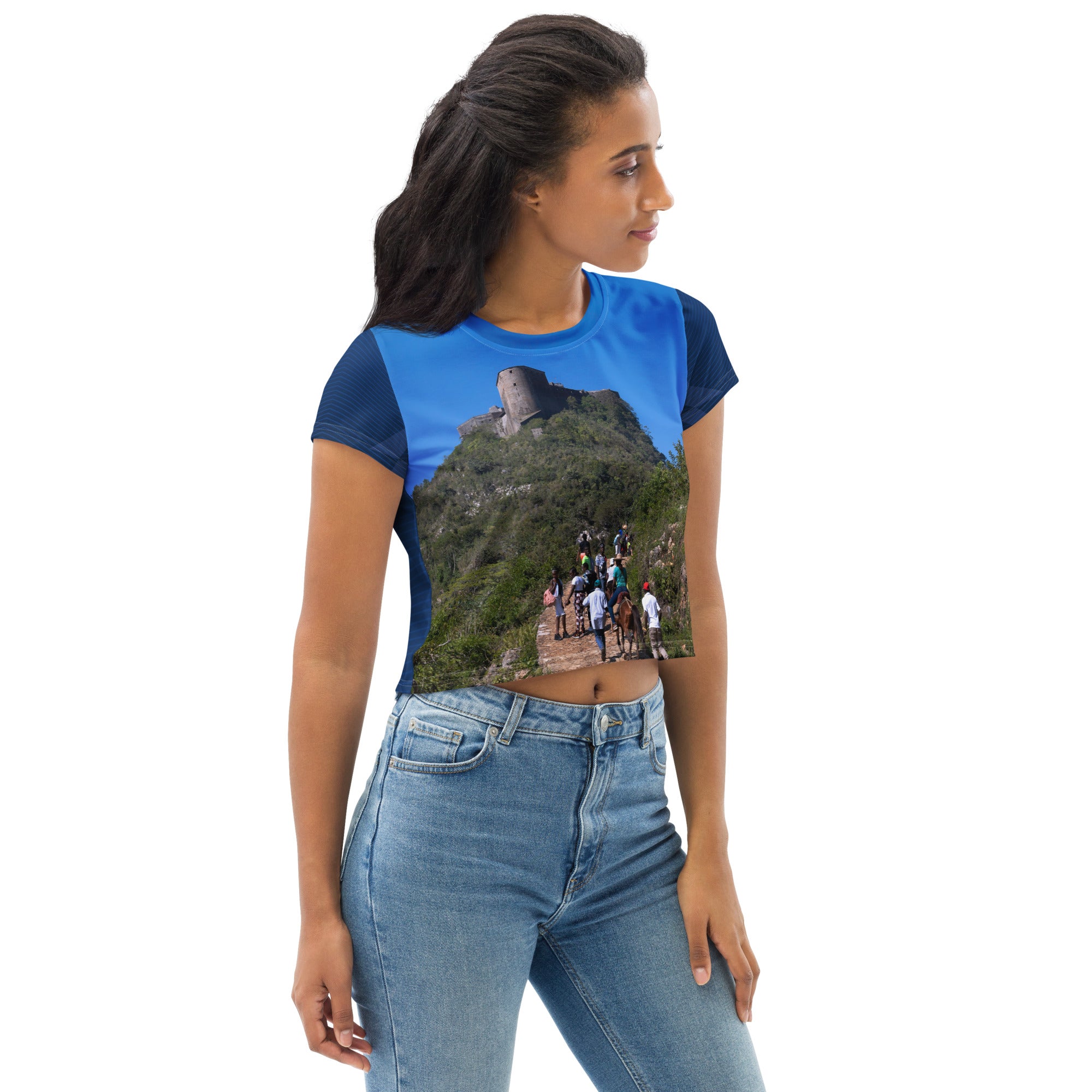 crop top- crop tee- Women's T-shirts-Citadelle La Ferrière-Haïti-théo gallery expo- théo photography )