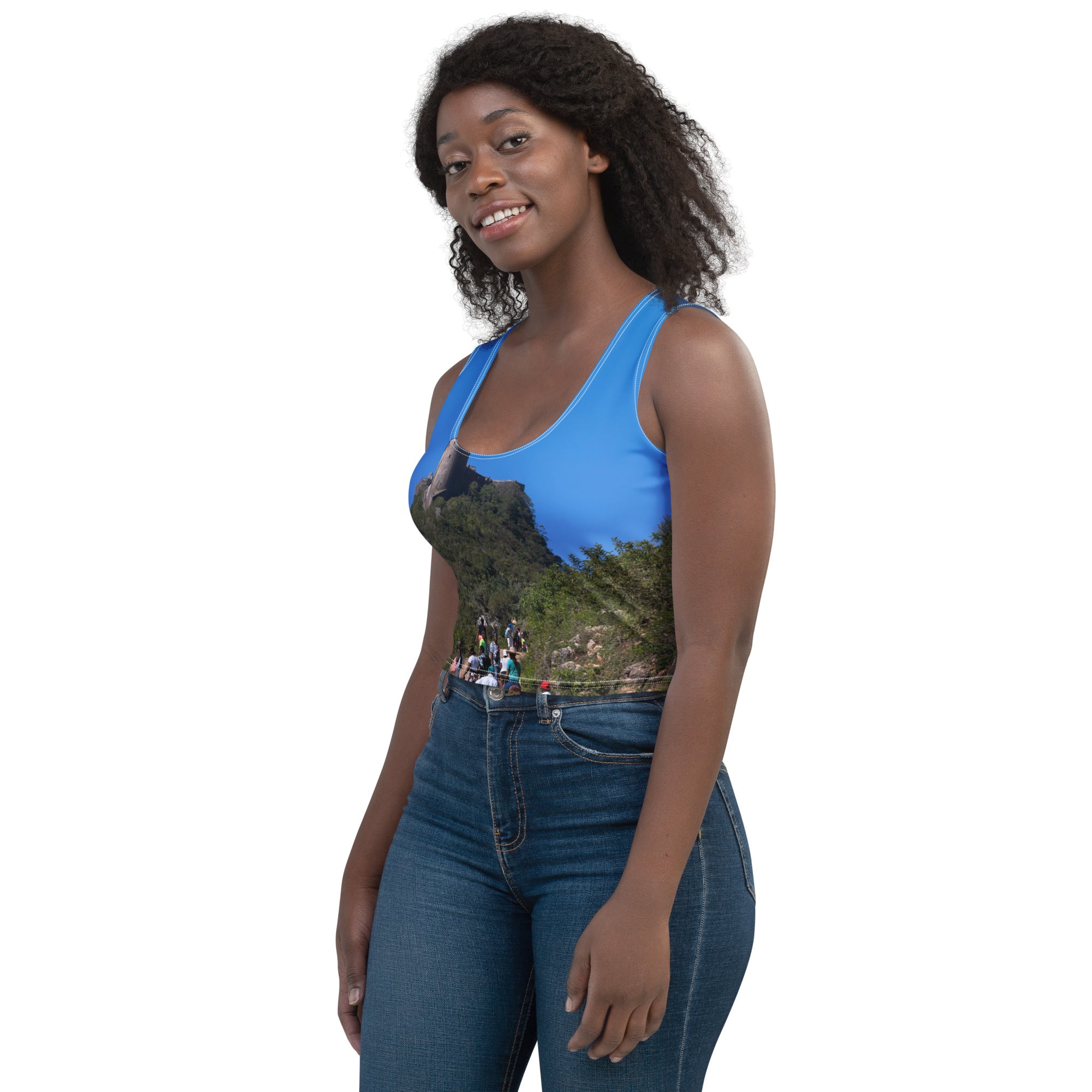 crop top- crop tee- Women's T-shirts-Citadelle La Ferrière-Haïti-théo gallery expo- théo photography )