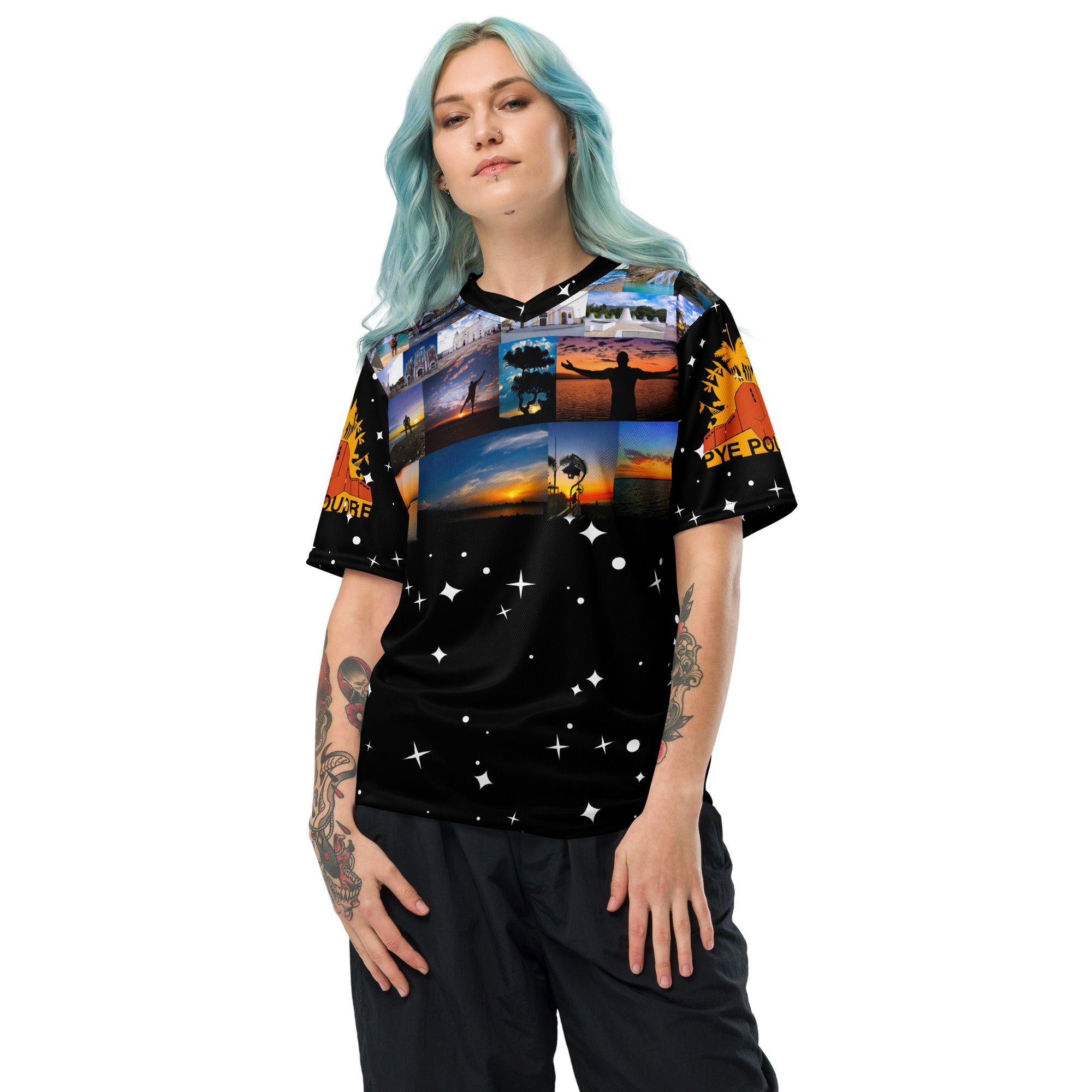 Unisex  jersey T-shirt ( Pye Poudre Collection )