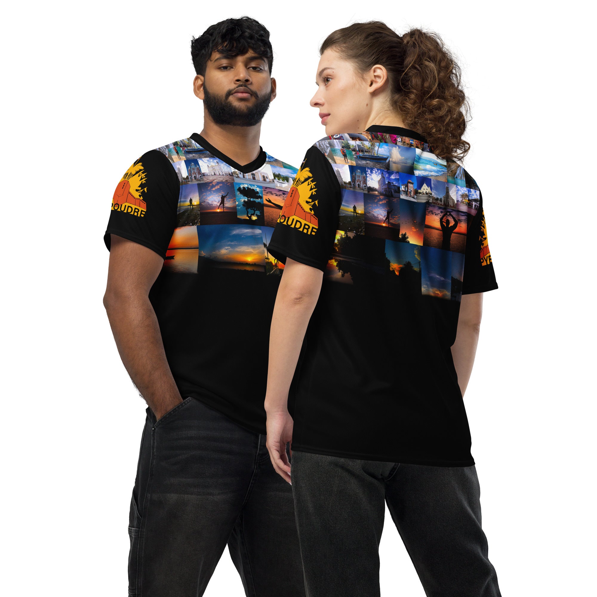 Unisex  jersey T-shirt ( Pye Poudre Collection )