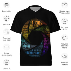 Stereotypes-photography-Gender equality-creativity-word cloud-motivation-patriotism-black and proud-unisex jersey