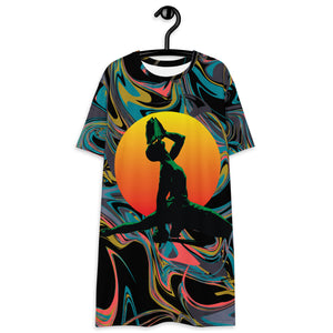 t-shirt dress-stretchy-relaxed look-théo gallery expo-théo photography