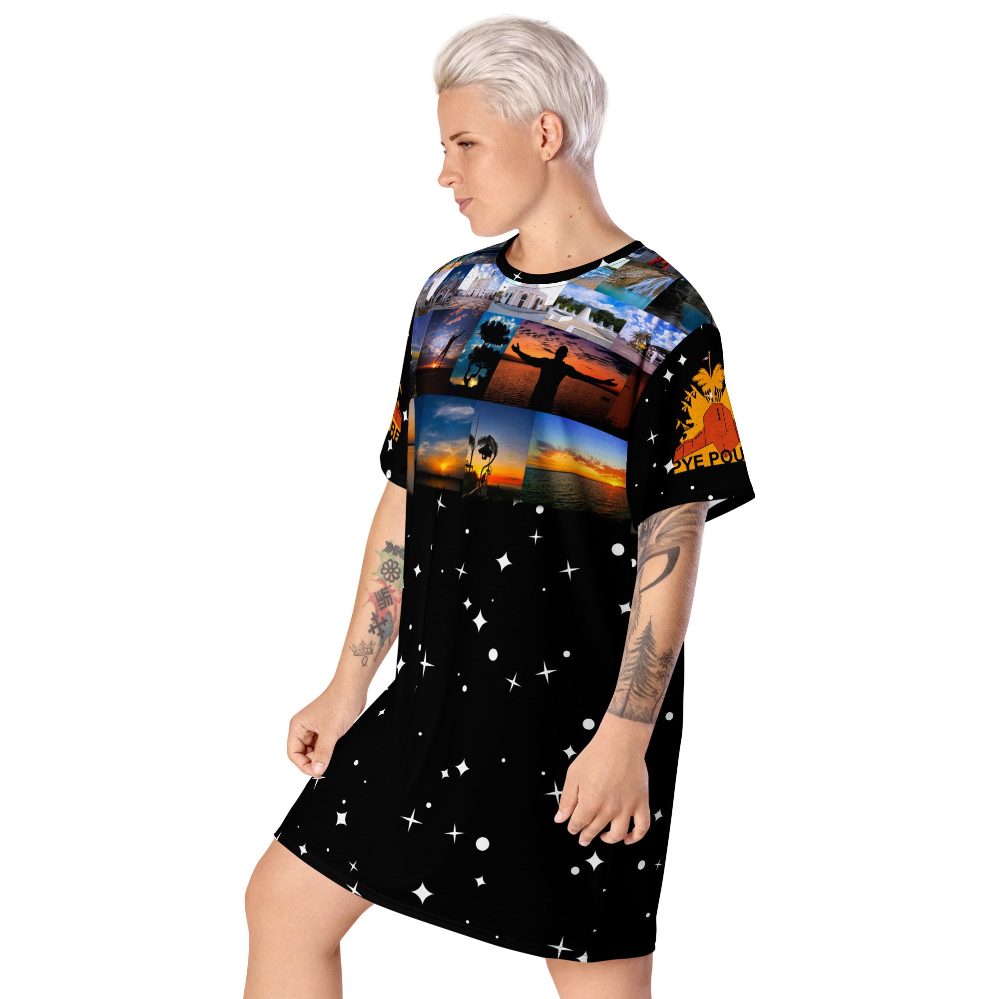 T-shirt dress ( Pye Poudre Collection )