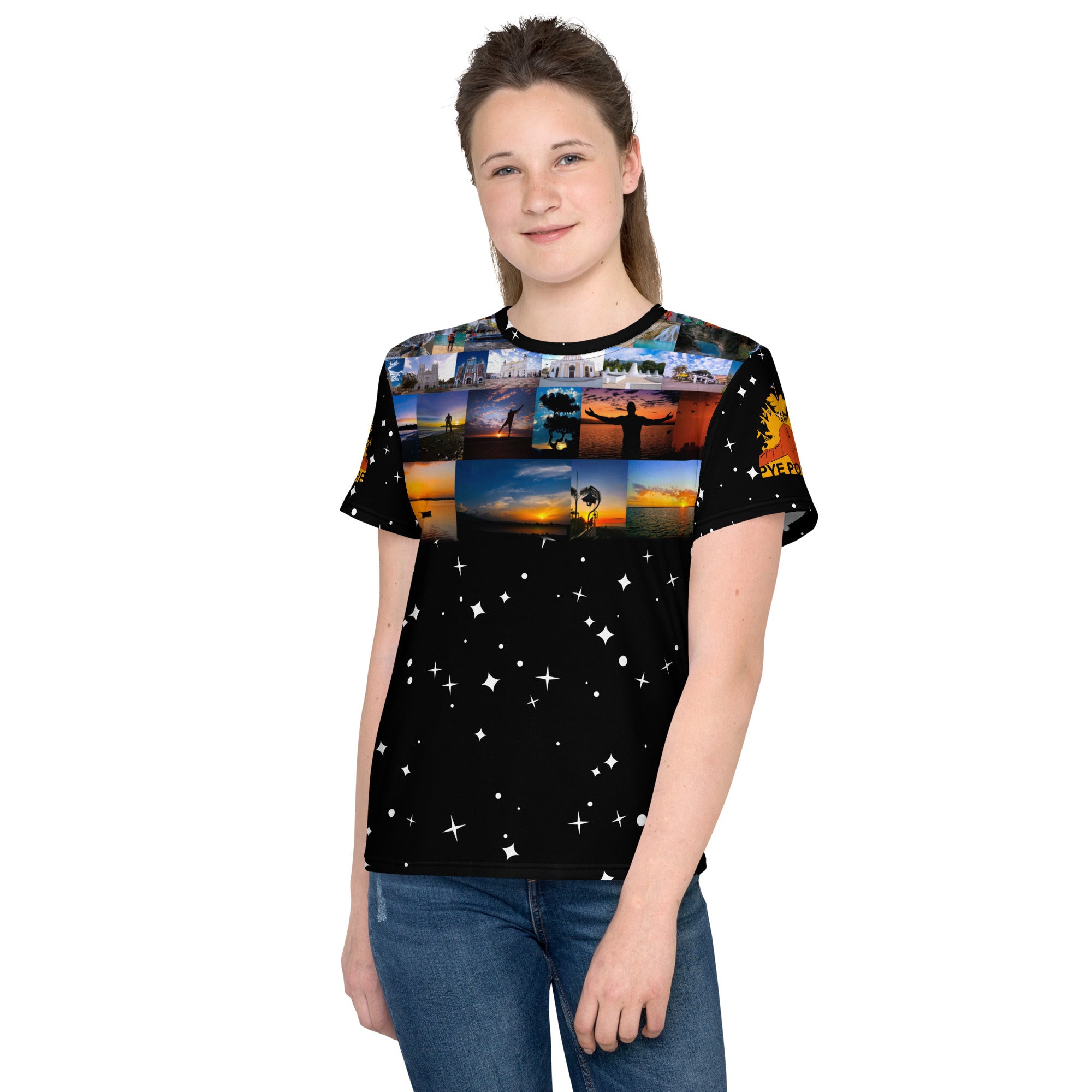 Youth crew neck t-shirt unisex ( Pye Poudre Collection )