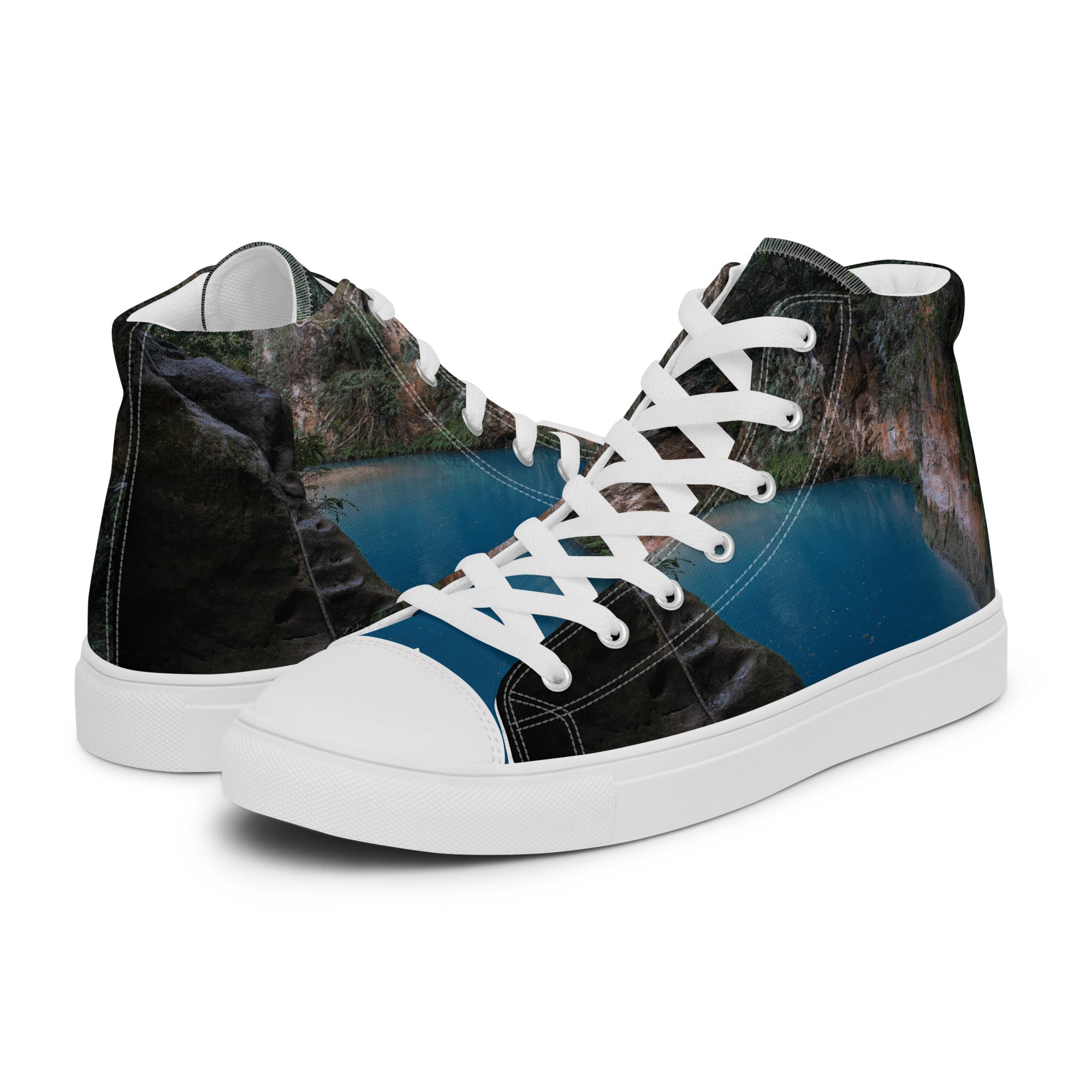 Men’s high top canvas shoes ( Pye Poudre Collection )