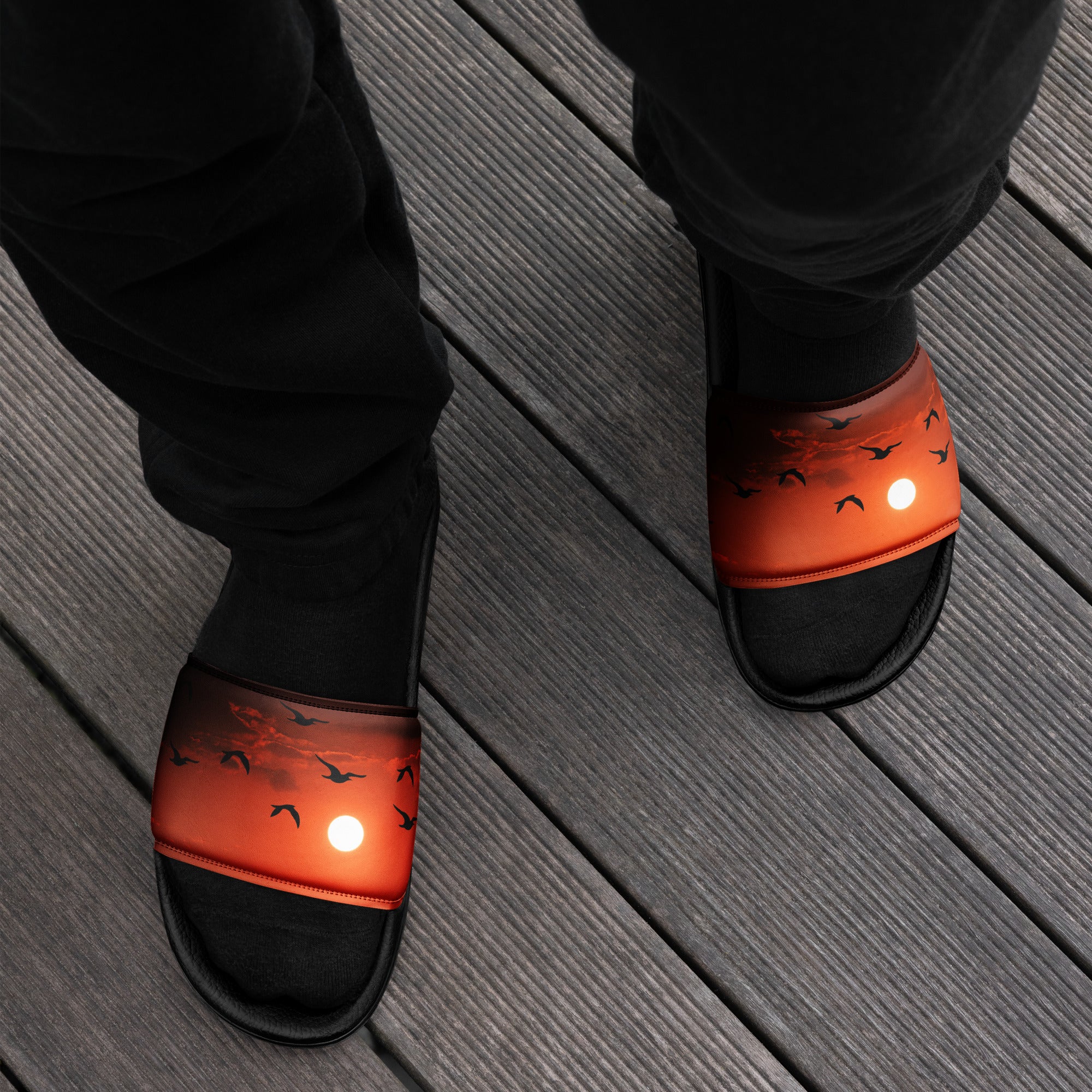 Men’s slides-slides-Sunset-midsummer-summer solstice-solstice d'été-estival solstice-théo gallery expo-théo photography  haiti