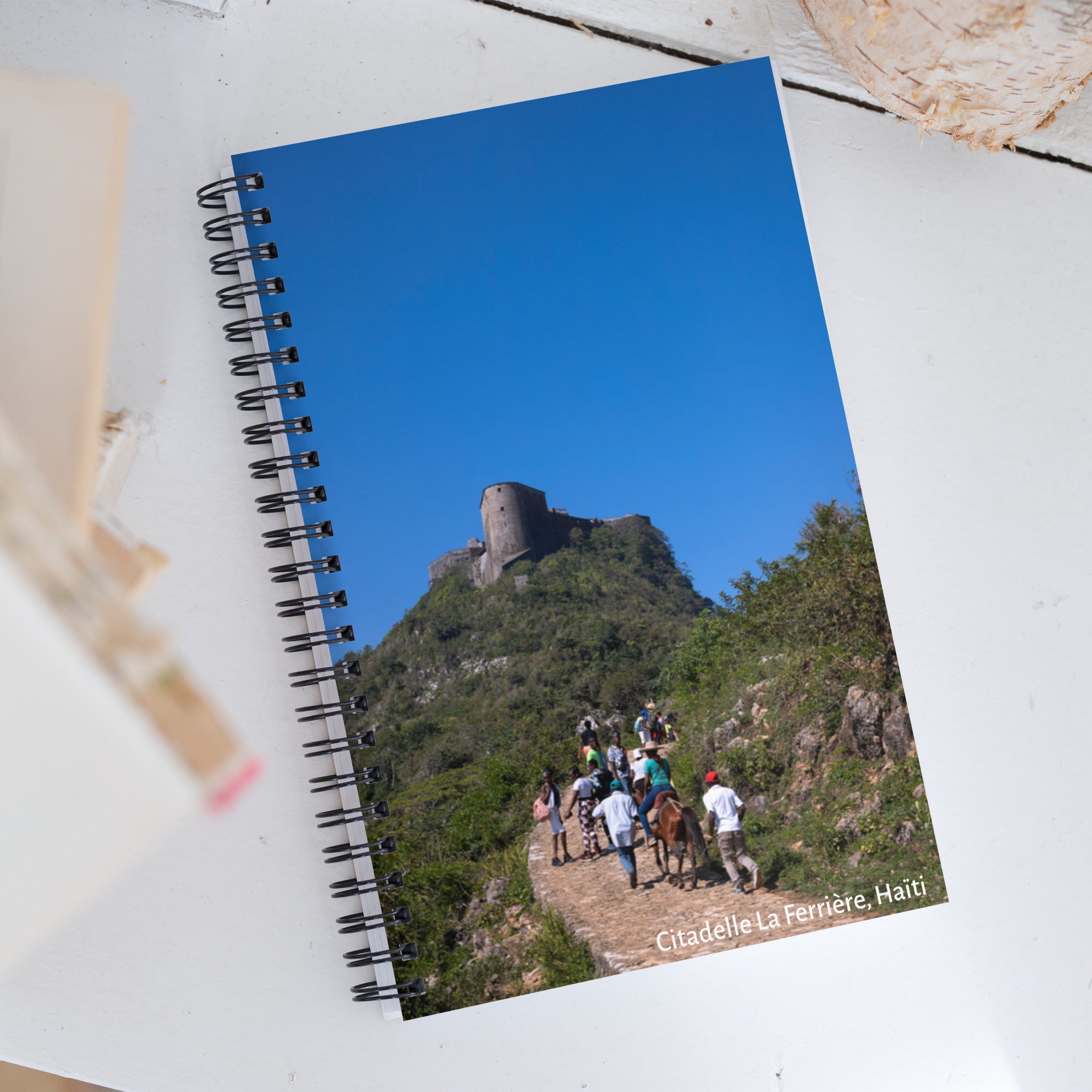 Spiral Notebook-Citadelle La Ferrière-Haïti-Notebook-Theo gallery Expo-Theo Photography