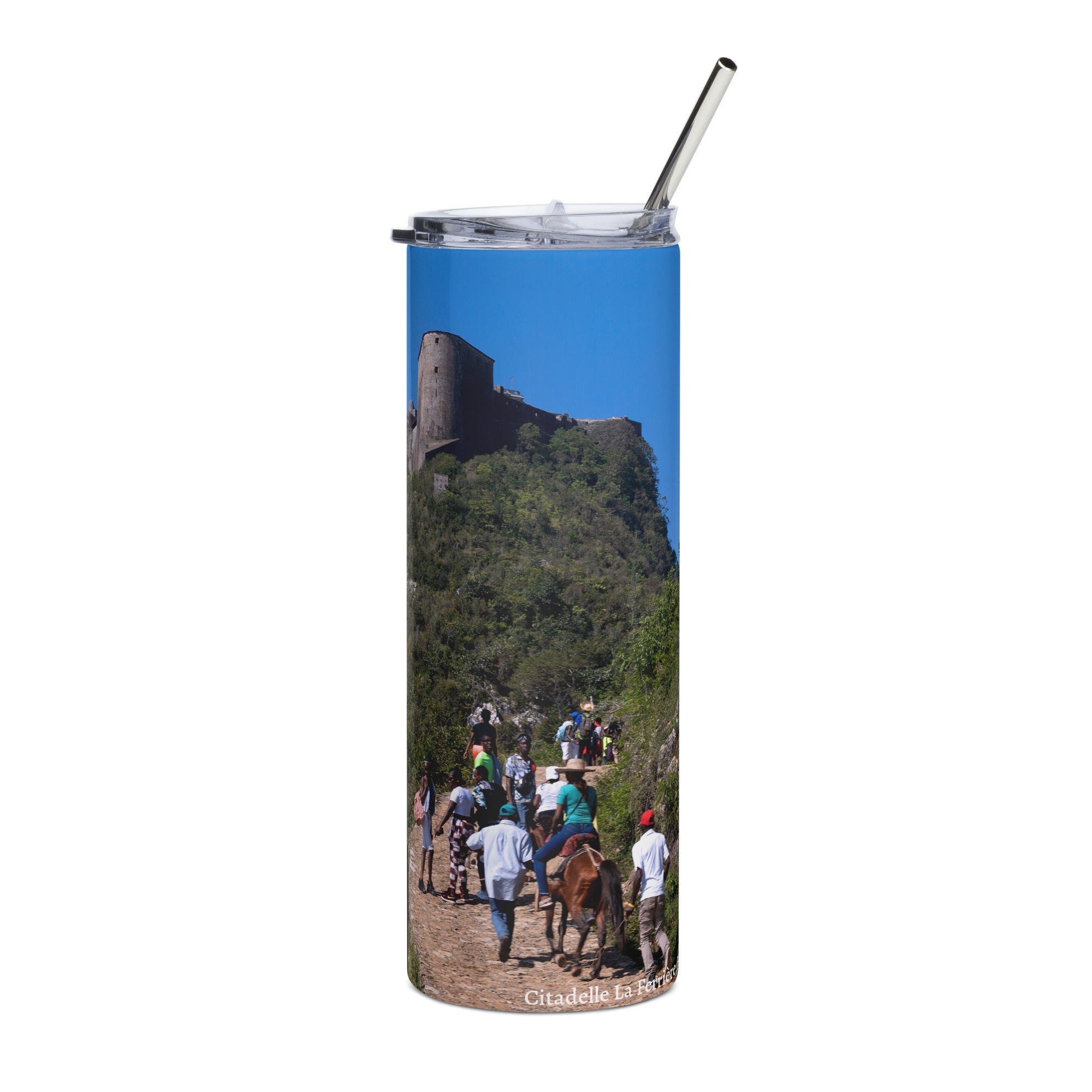 Stainless steel tumbler- Citadelle La Ferrière-Haïti-Tumbler-Goblet-Theo gallery expo-Theo photography