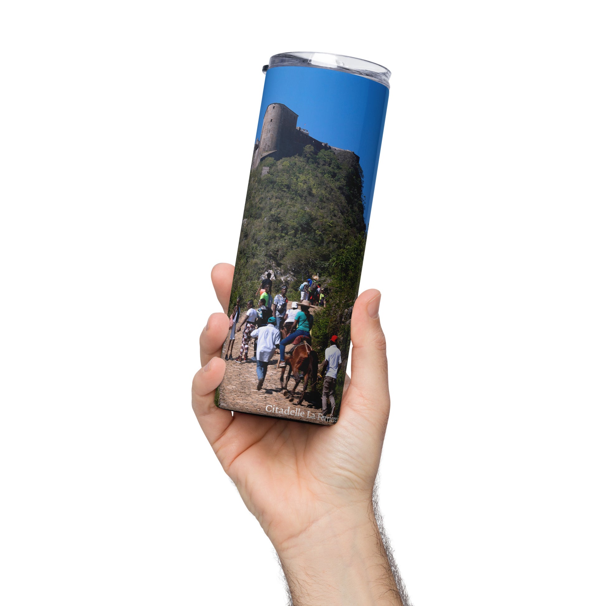 Stainless steel tumbler- Citadelle La Ferrière-Haïti-Tumbler-Goblet-Theo gallery expo-Theo photography