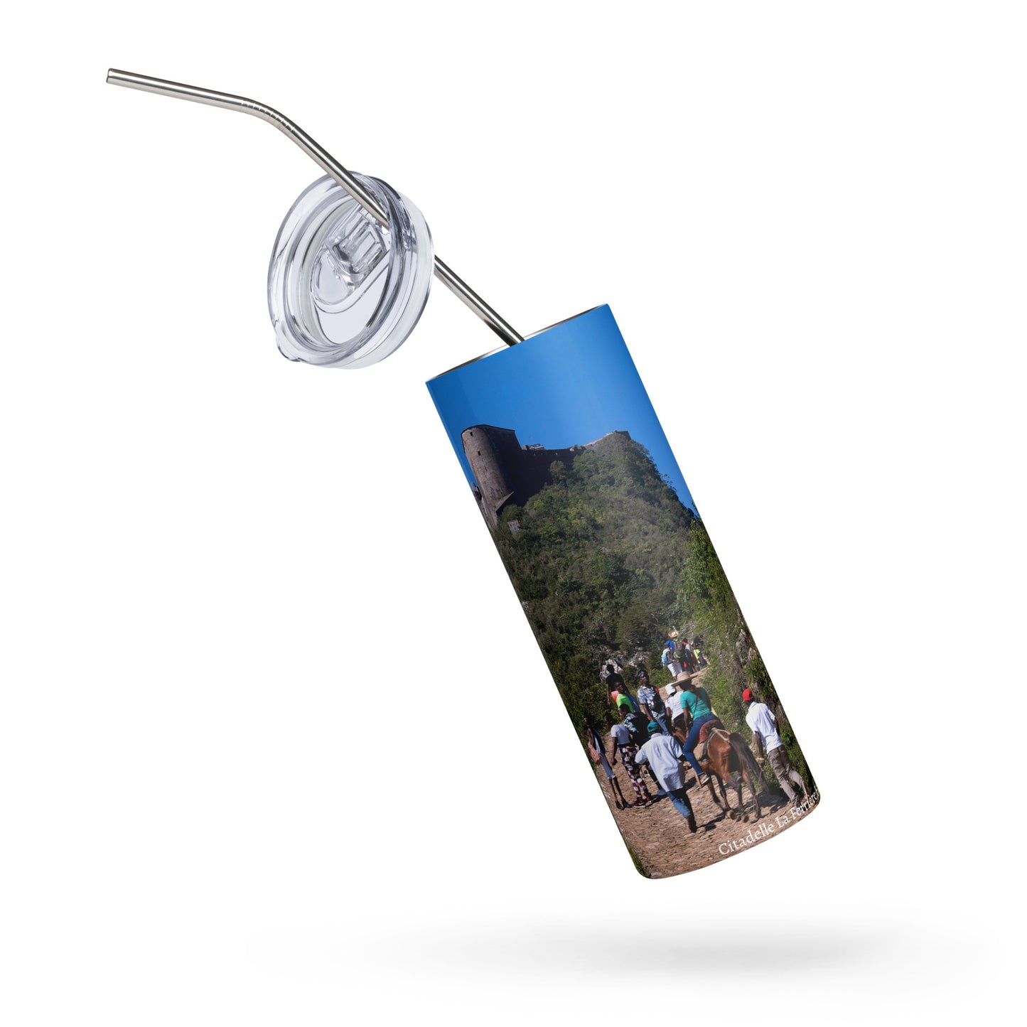 Stainless steel tumbler- Citadelle La Ferrière-Haïti-Tumbler-Goblet-Theo gallery expo-Theo photography