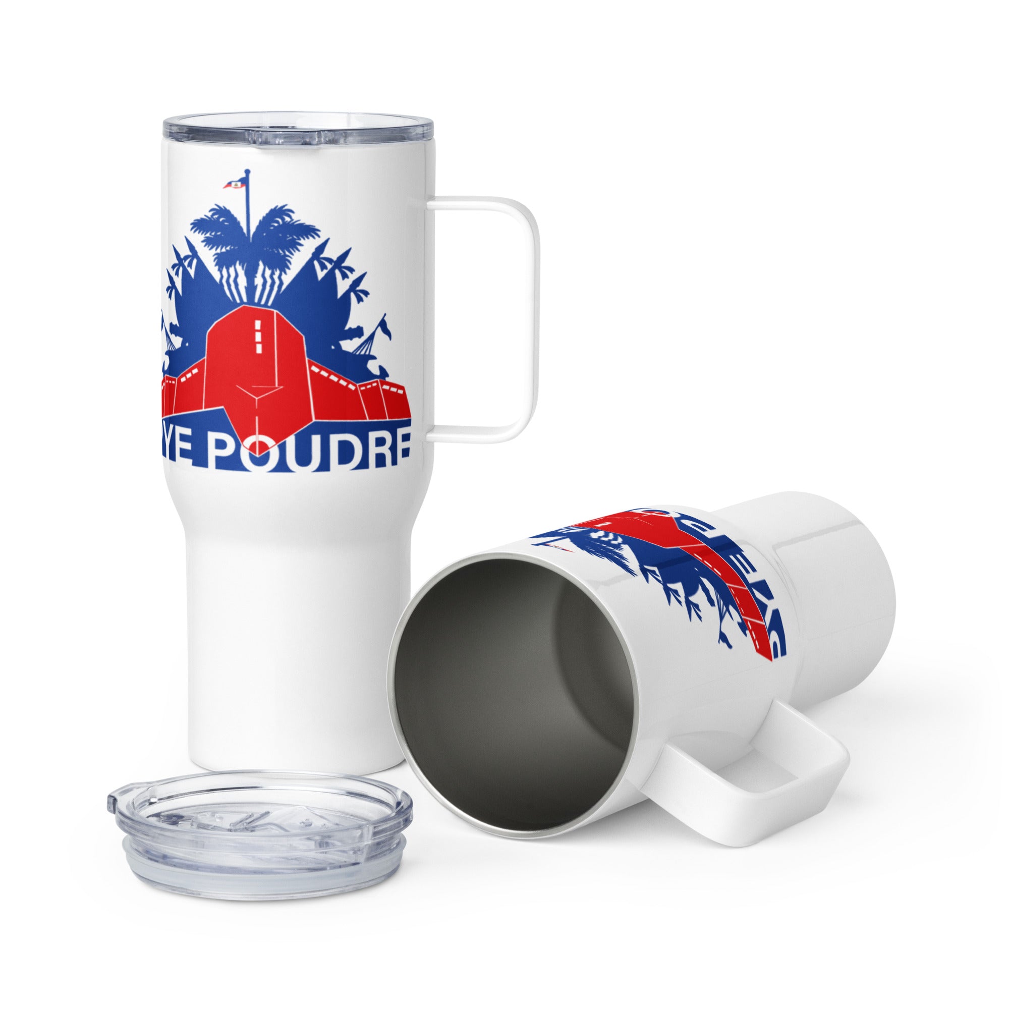 Travel mug with a handle ( Pye Poudre )