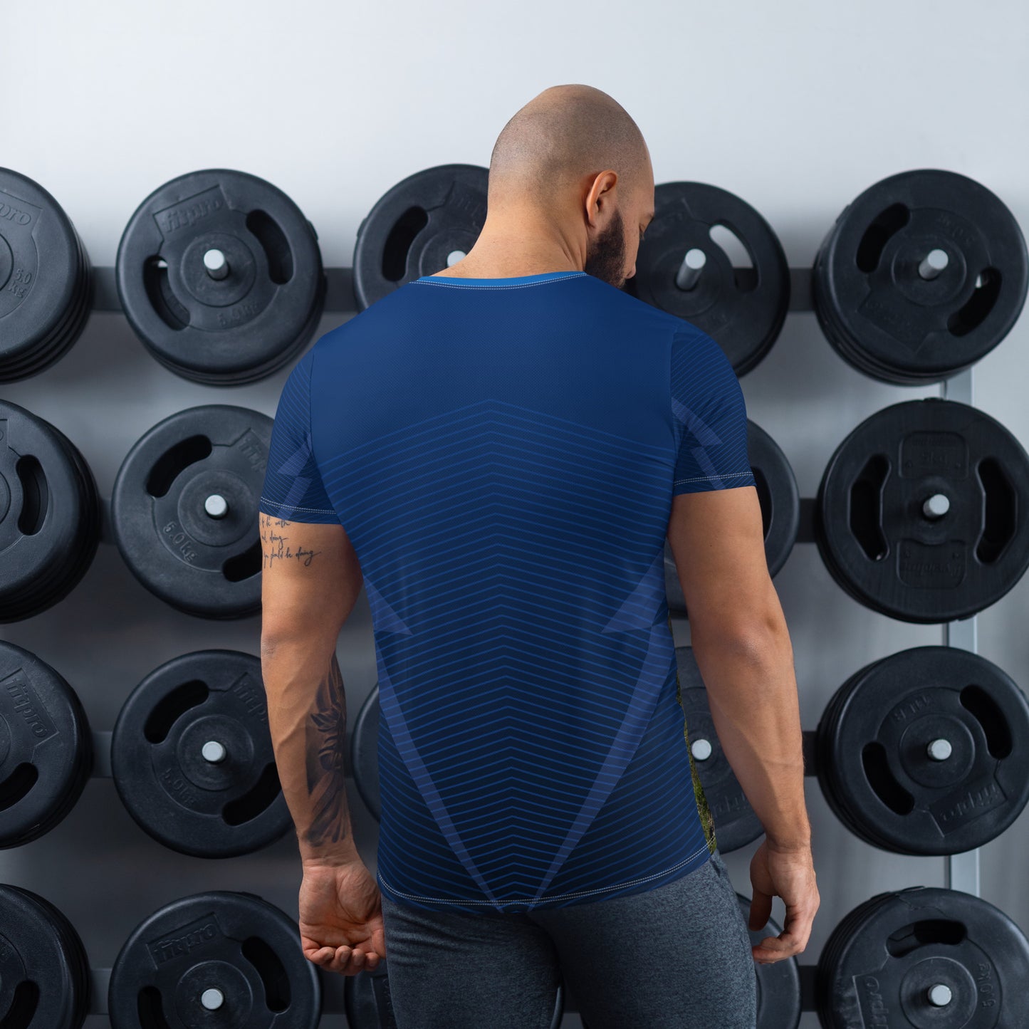 Men's Athletic T-shirt ( Citadelle La Ferrière, Haïti )