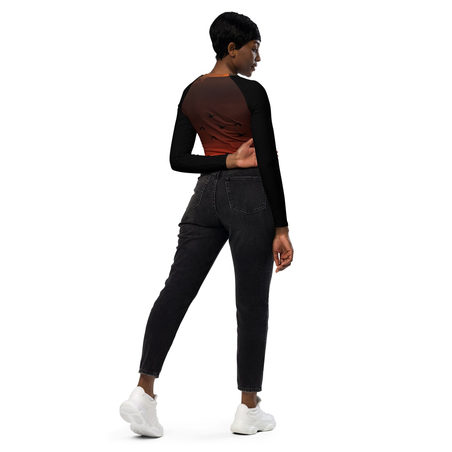 Long-sleeve crop top ( The Sunset Collection )
