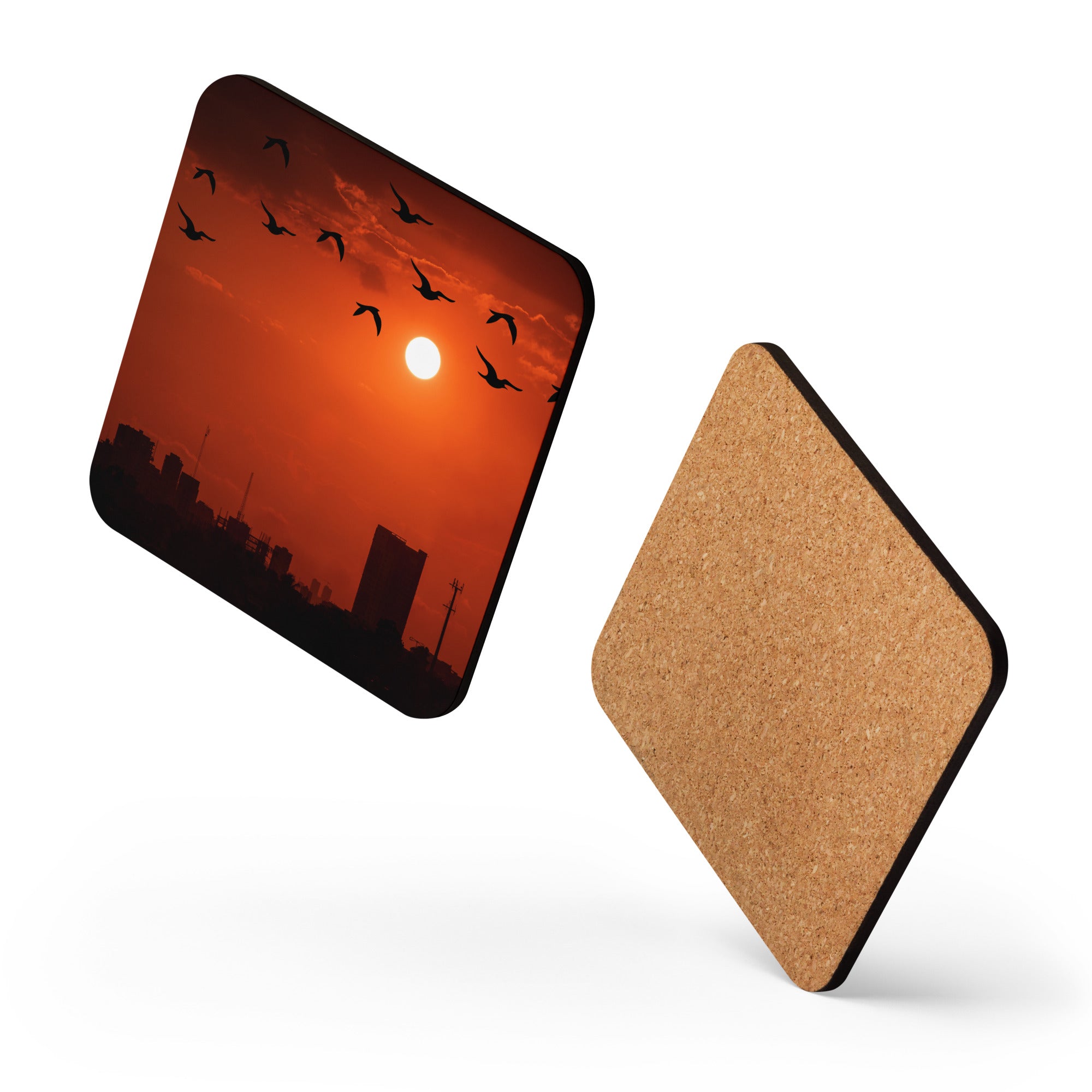 Cork-back-coaster-historical monument-théo photography-théo gallery expo haiti-sunset