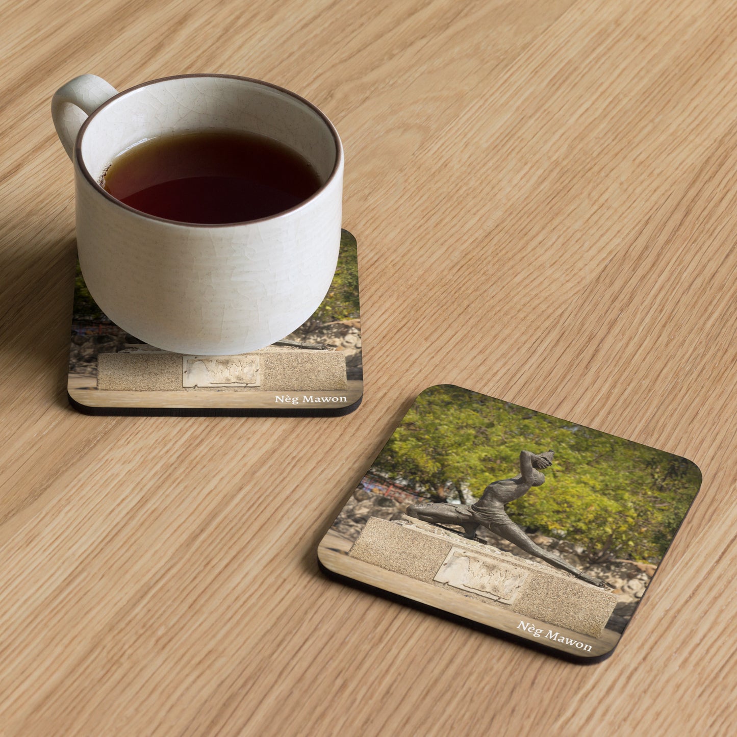  coaster-waterproof and heat-resistant-protecting- cork-back coaster