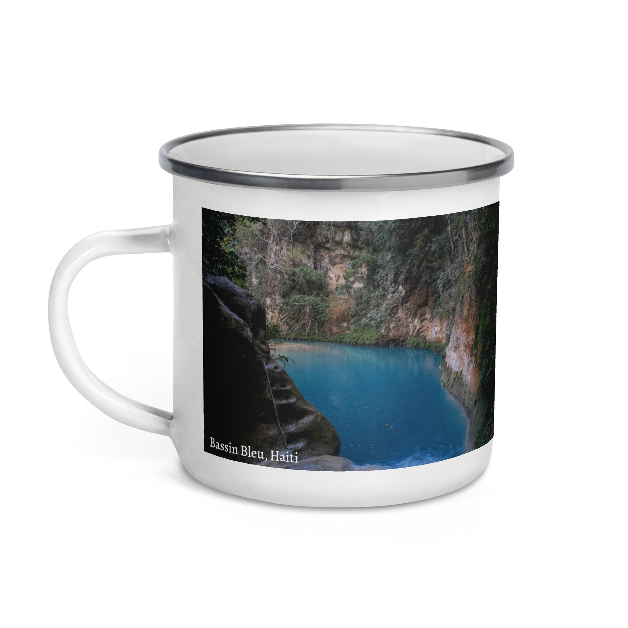 Enamel Mug ( Bassin Bleu, Haïti )
