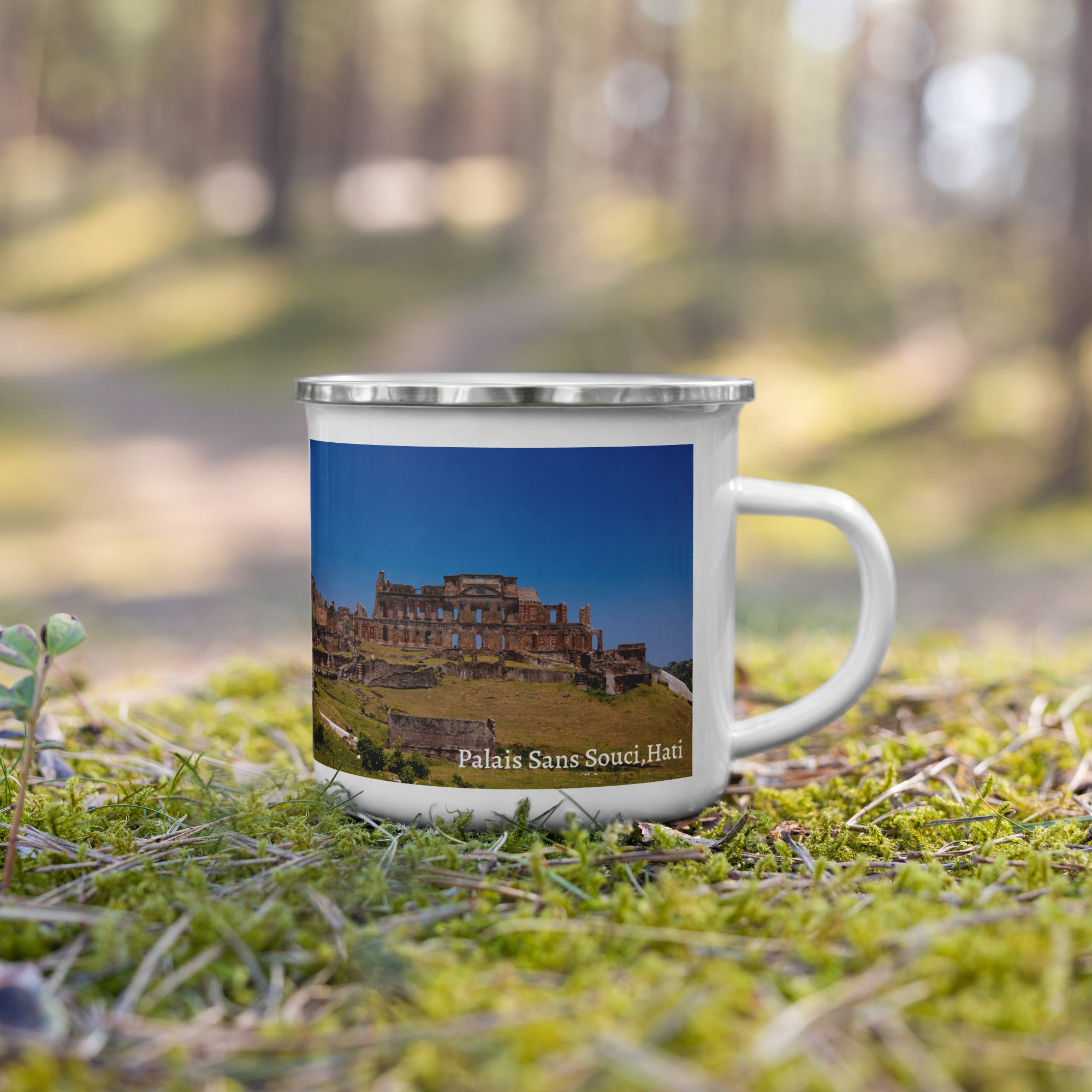 Enamel Mug ( Palais Sans Souci, Haïti )