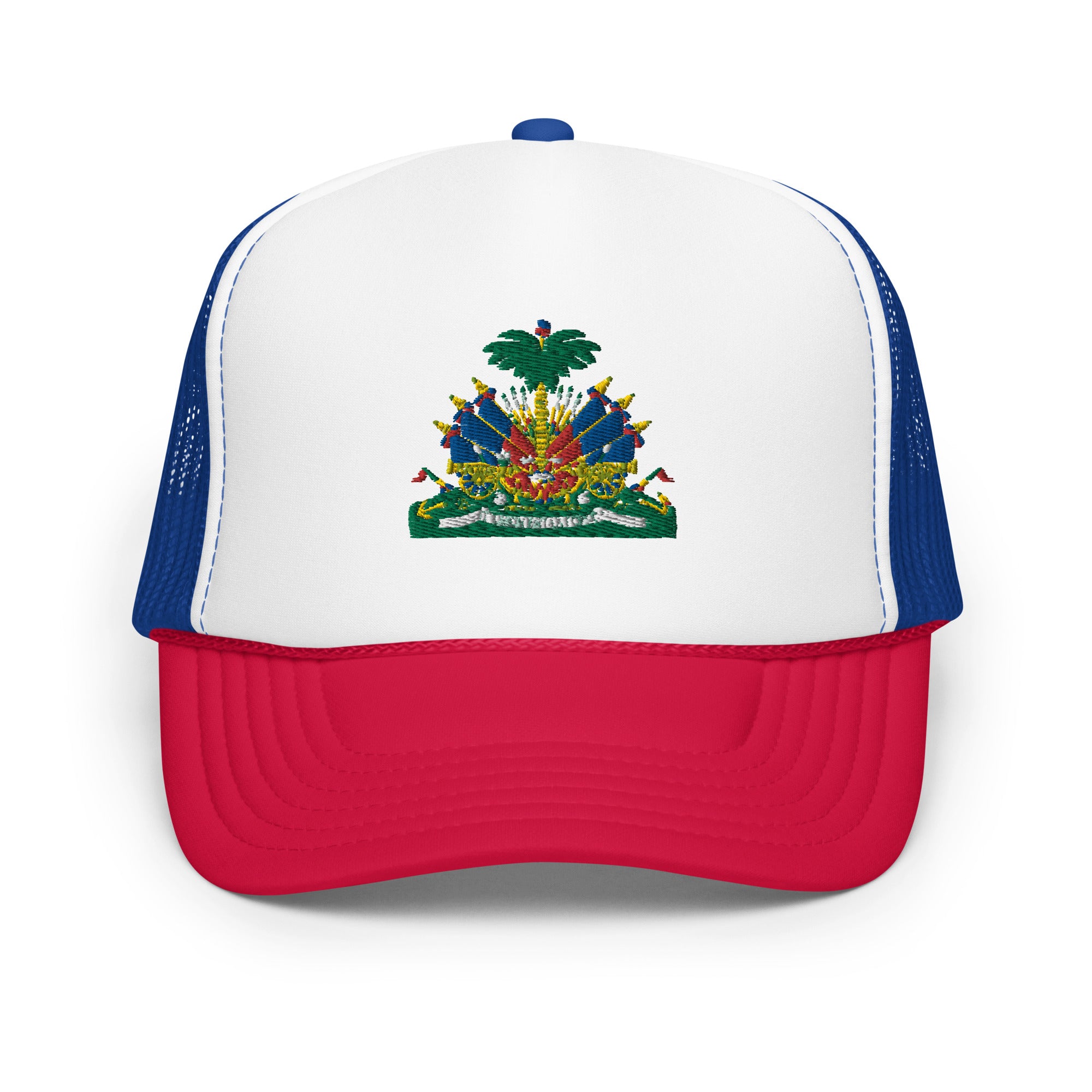 Foam trucker hat ( Haitian Emblem )