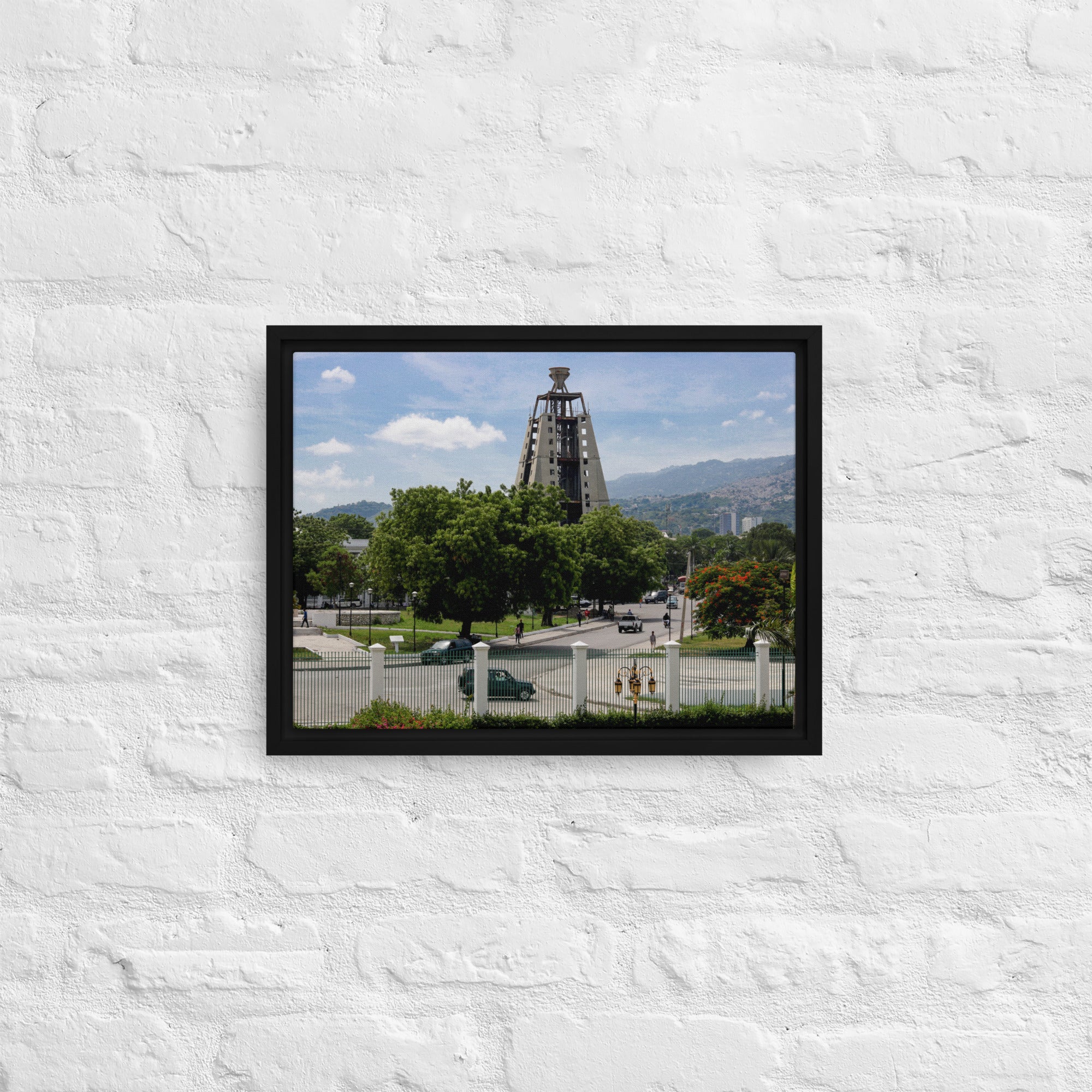 Framed canvas ( Champ de mars, Haïti )