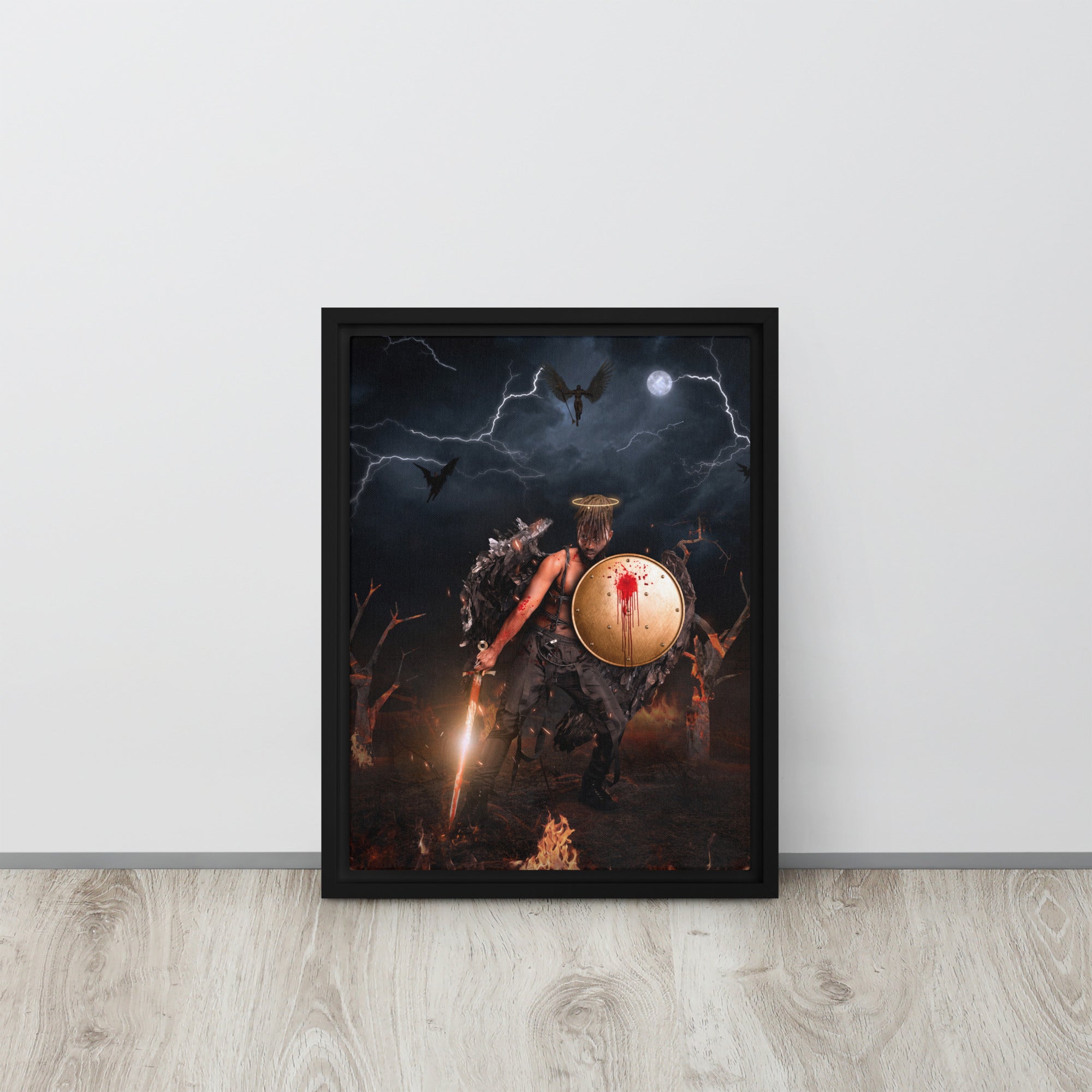 Framed canvas ( The Archangel )